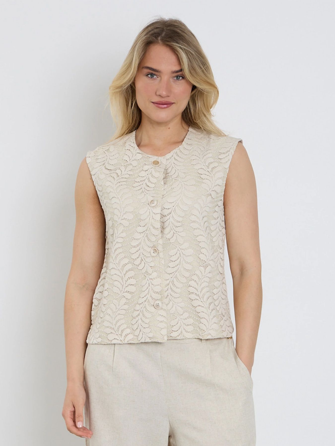 Elvira Gilet Amelia Cream 2900167280148