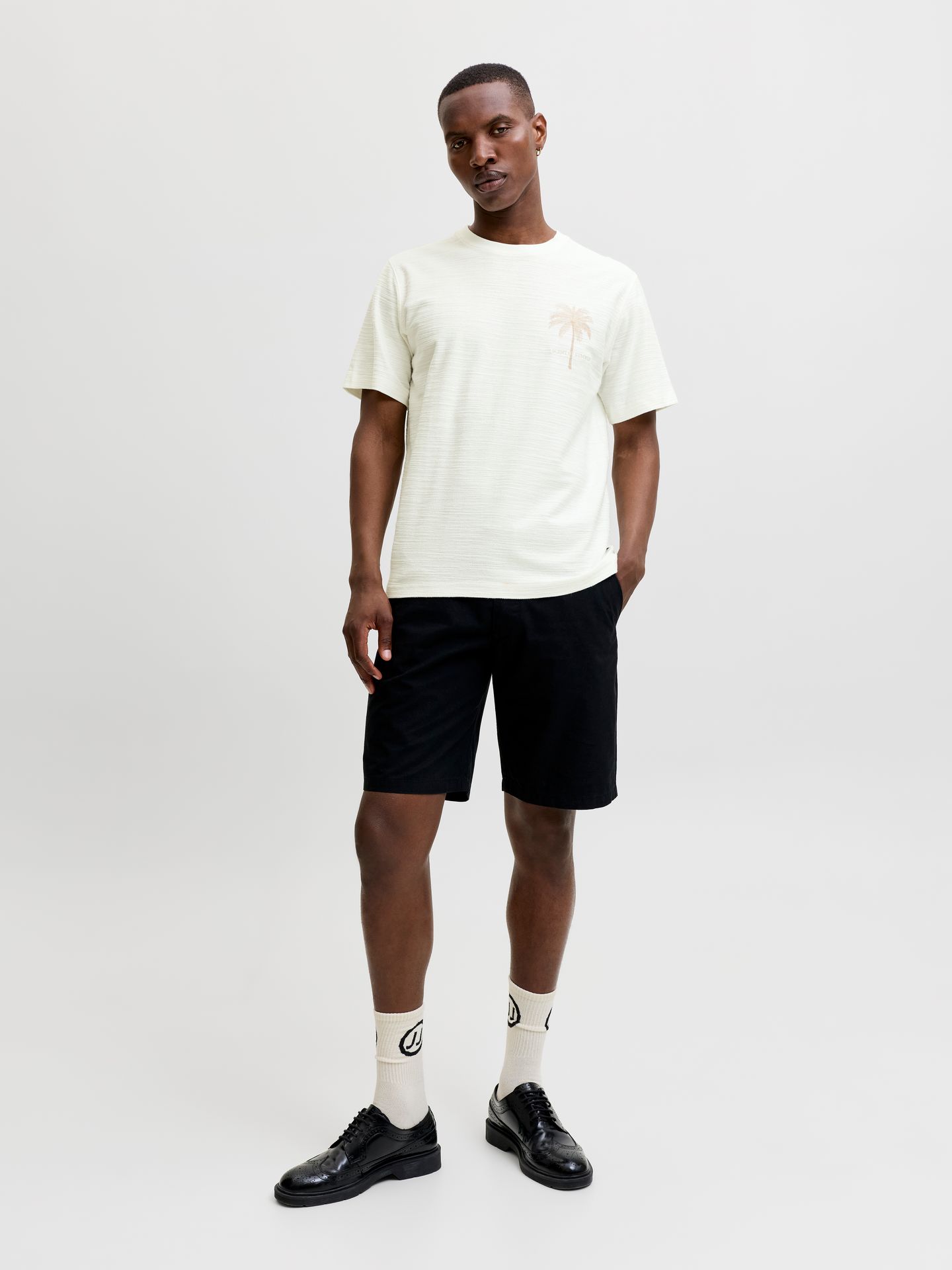 Jack & Jones JPRBLAEMMETT SS TEE Cloud Dancer 2900167292042