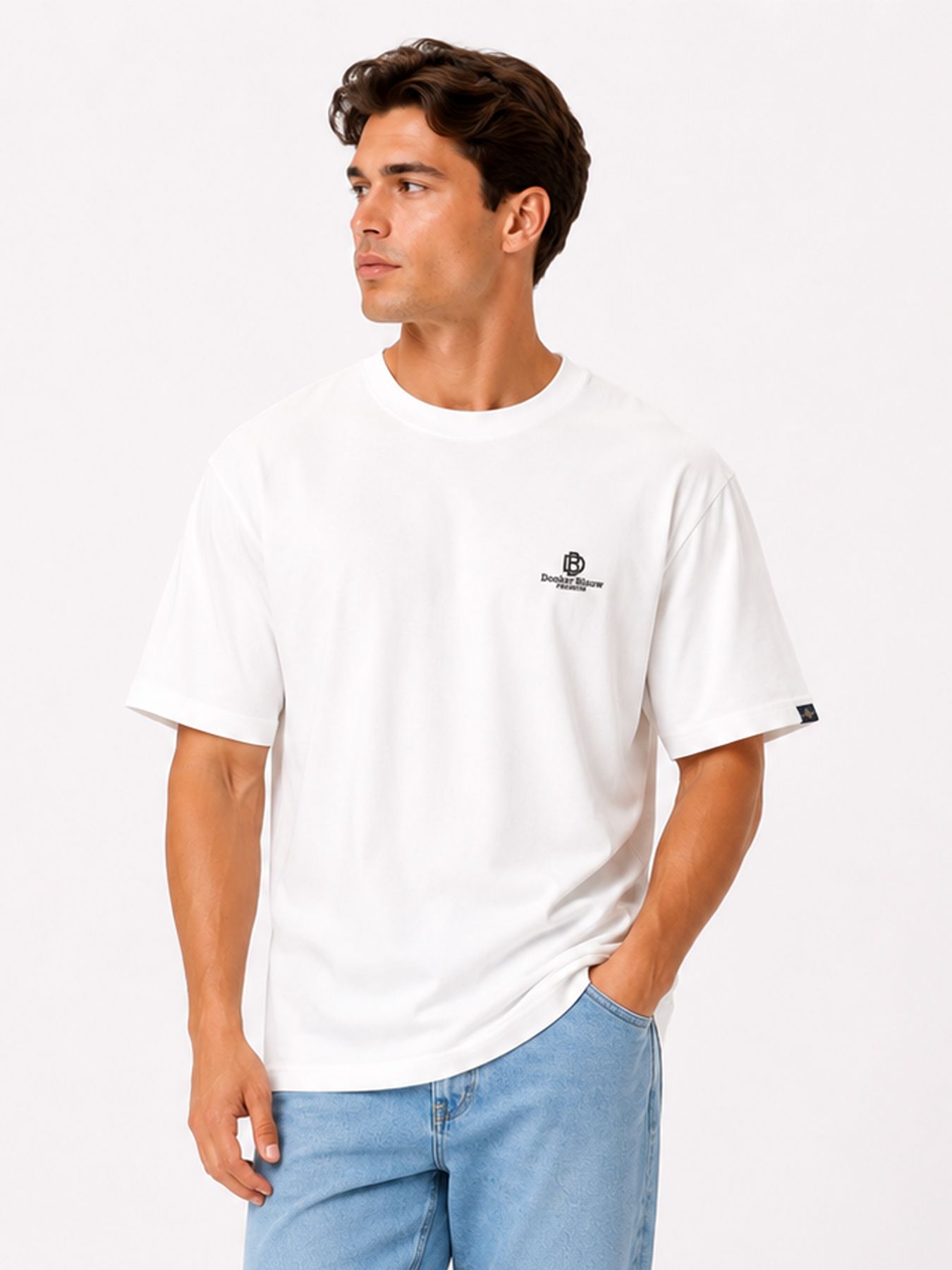 Donker Blauw Db-02 Tee city off white 2900167296088