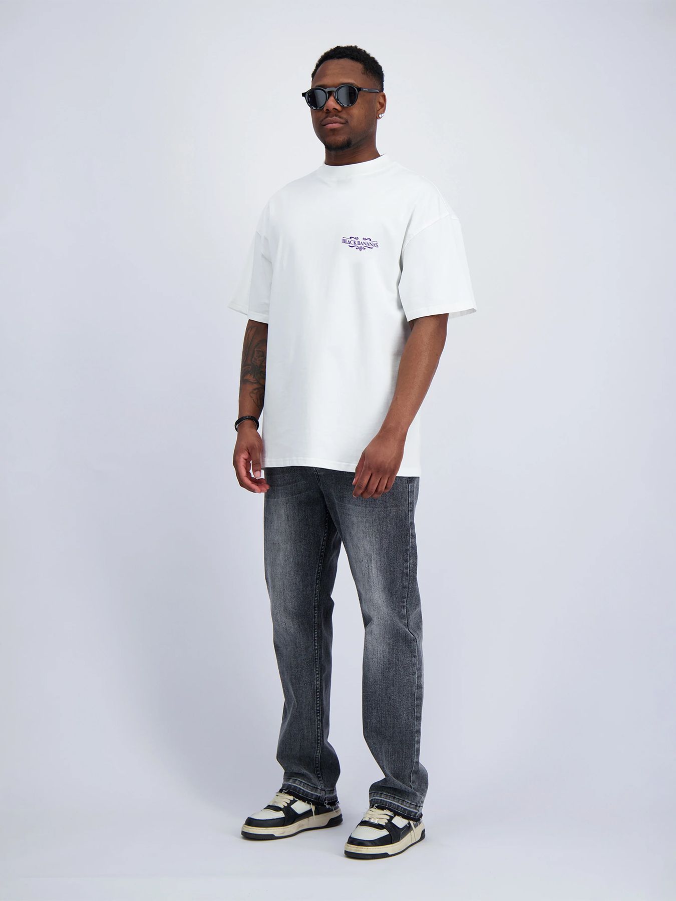Black Bananas Grape escape tee White 2900167312030