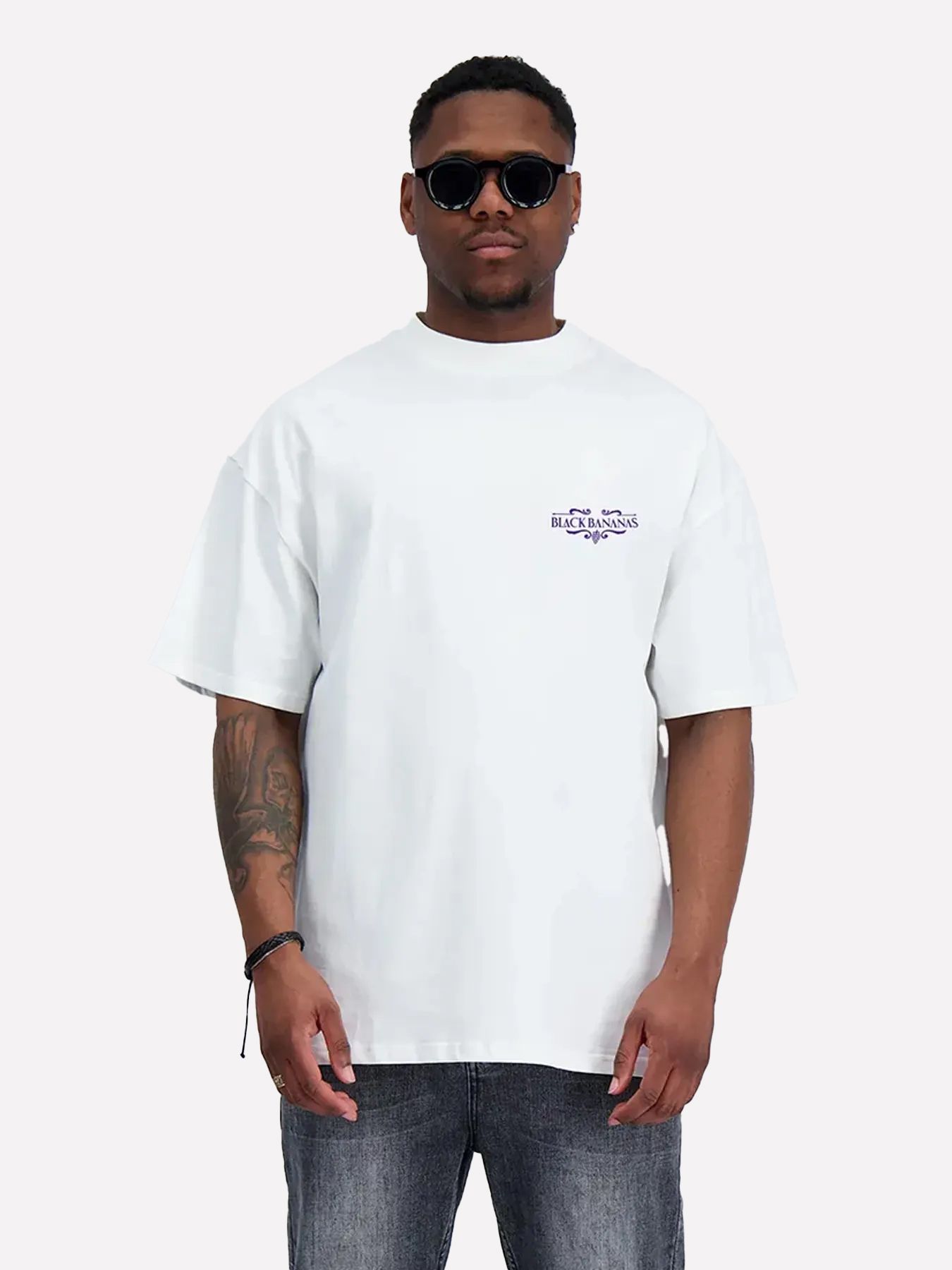 Black Bananas Grape escape tee White 2900167312030