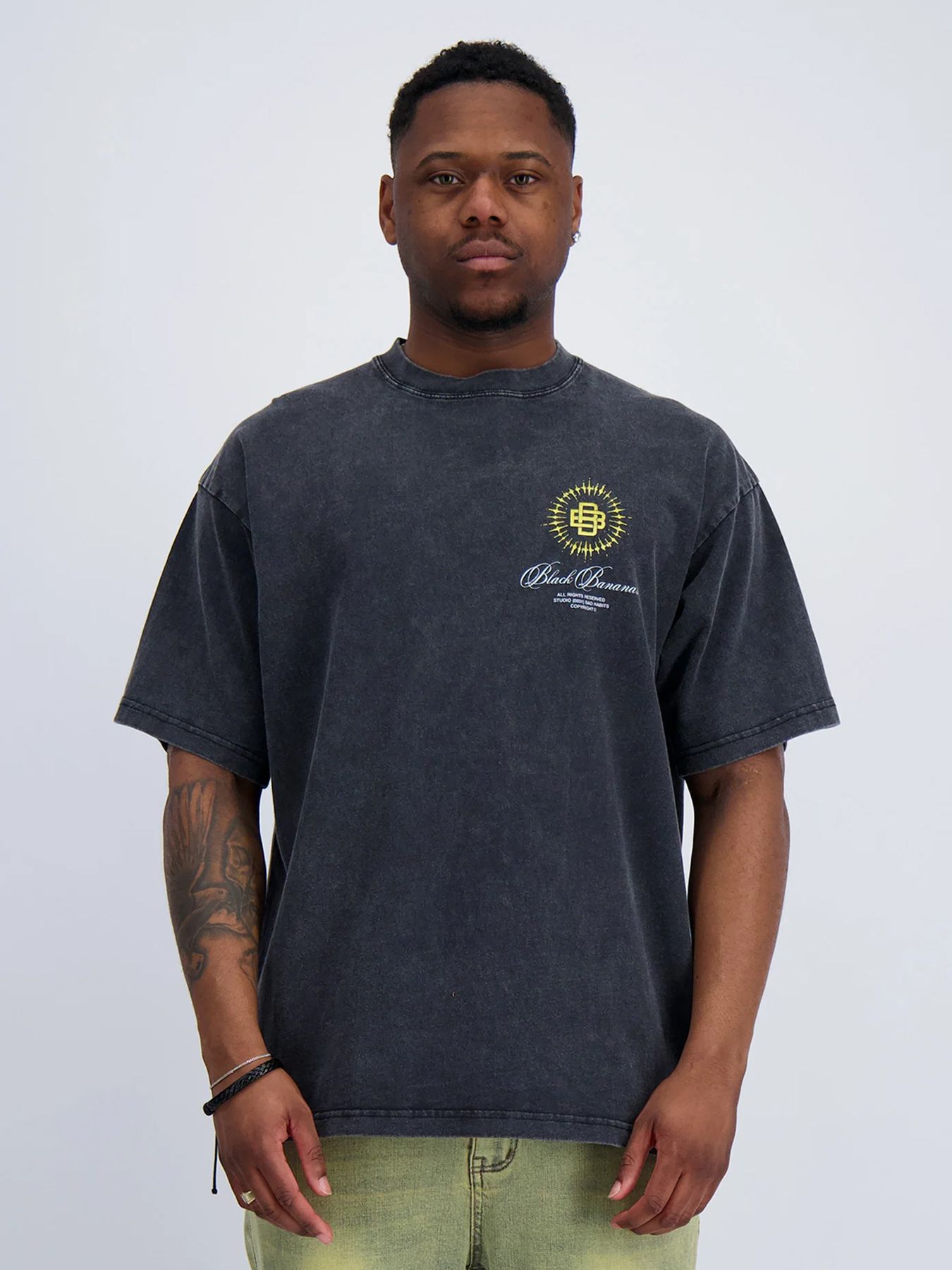 Black Bananas Doves tee Black 00118873-BLC