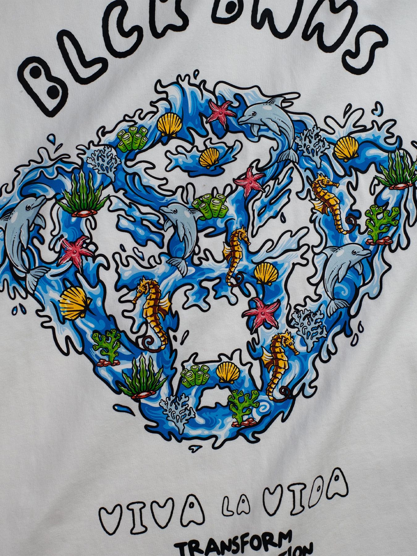 Black Bananas Kids Wave t-shirt White 2900167321018