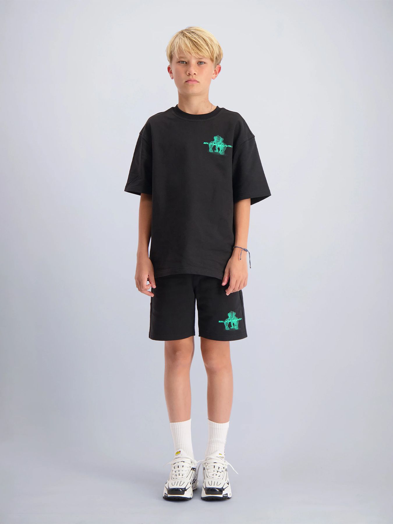 Black Bananas Kids 3d convoy twinset Black 00118881-999