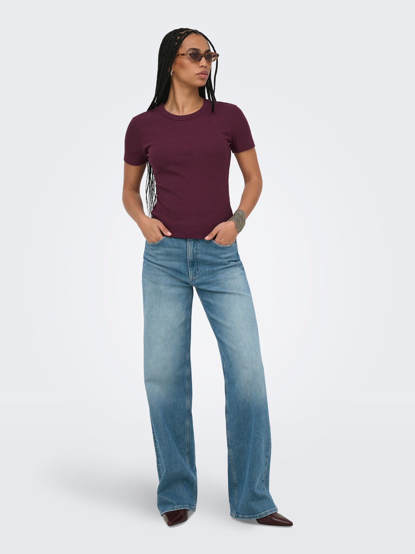 Only ONLVAL S/S O-NECK SOLID TOP JRS NOO Fig 2900167327058