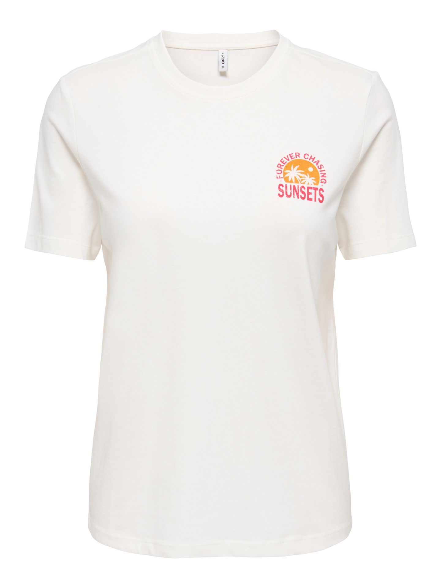 Only ONLFINE S/S REG TEE CS JRS Cloud Dancer/2024 BRODERIE ANGLAISE 2900167343034