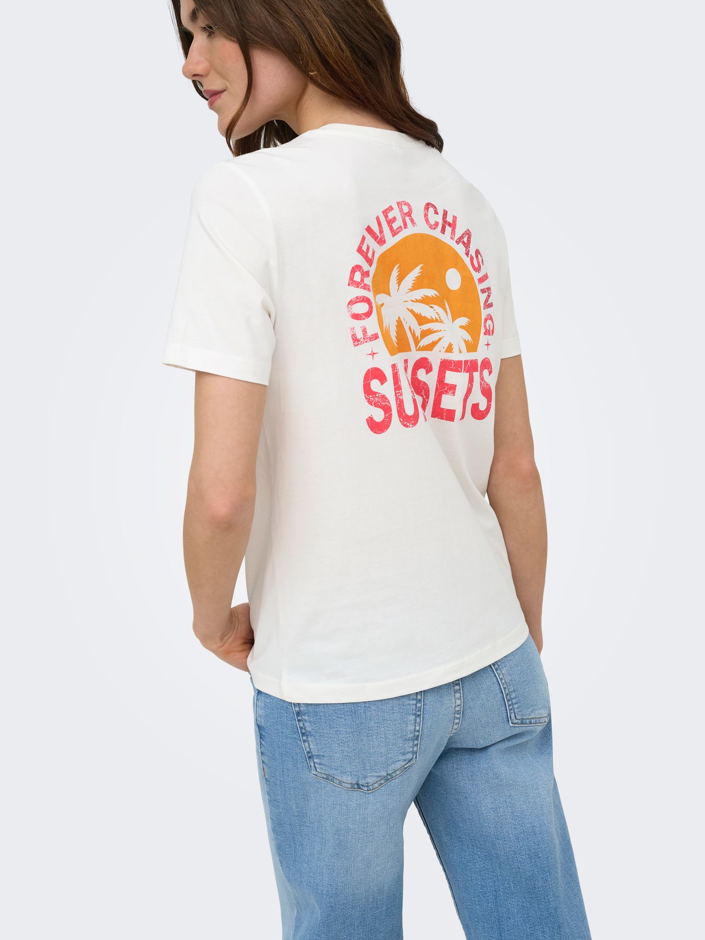 Only ONLFINE S/S REG TEE CS JRS Cloud Dancer/2024 BRODERIE ANGLAISE 2900167343034