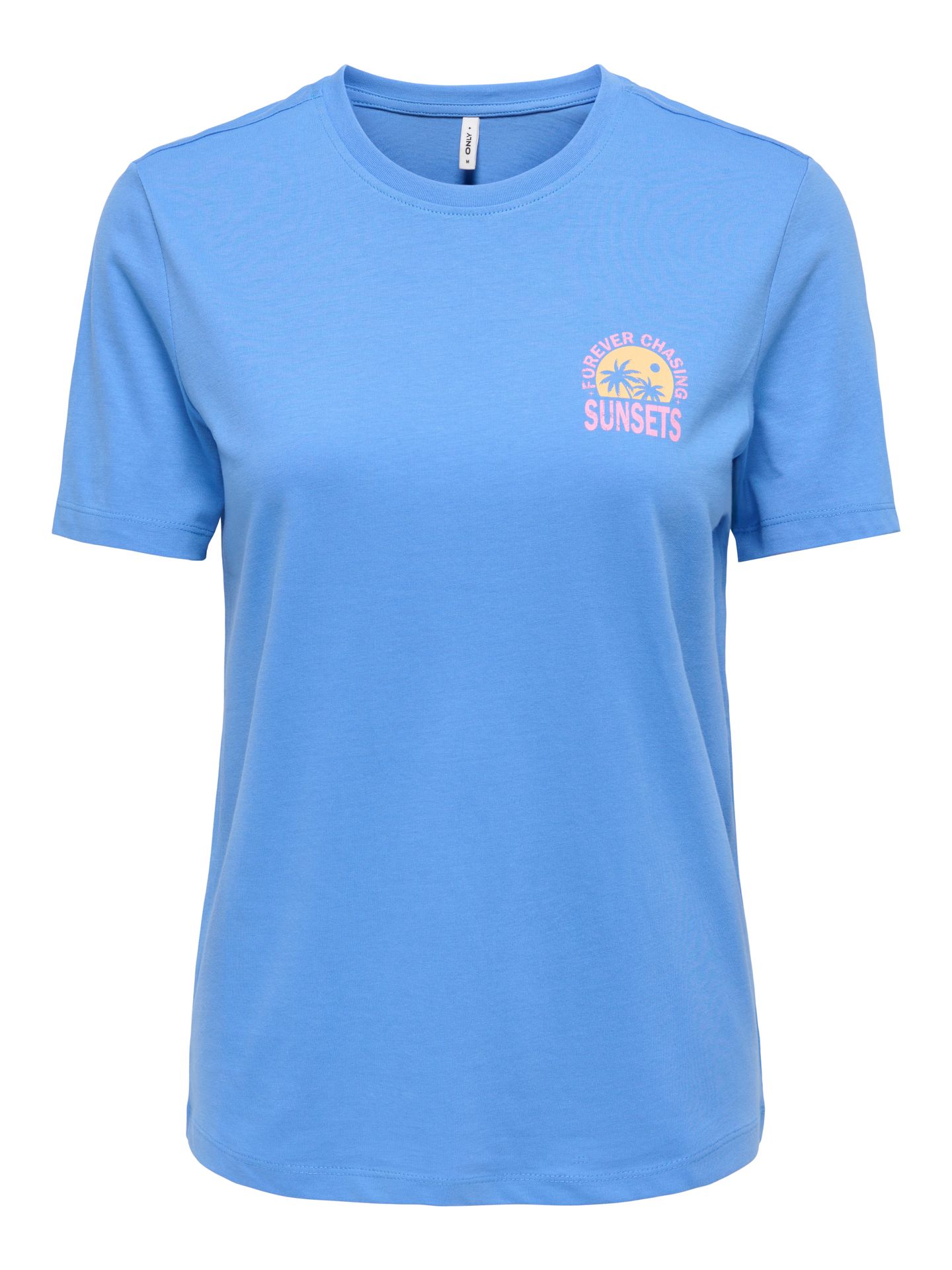 Only ONLFINE S/S REG TEE CS JRS Ultramarine/Melange/White Pearls 2900167345052