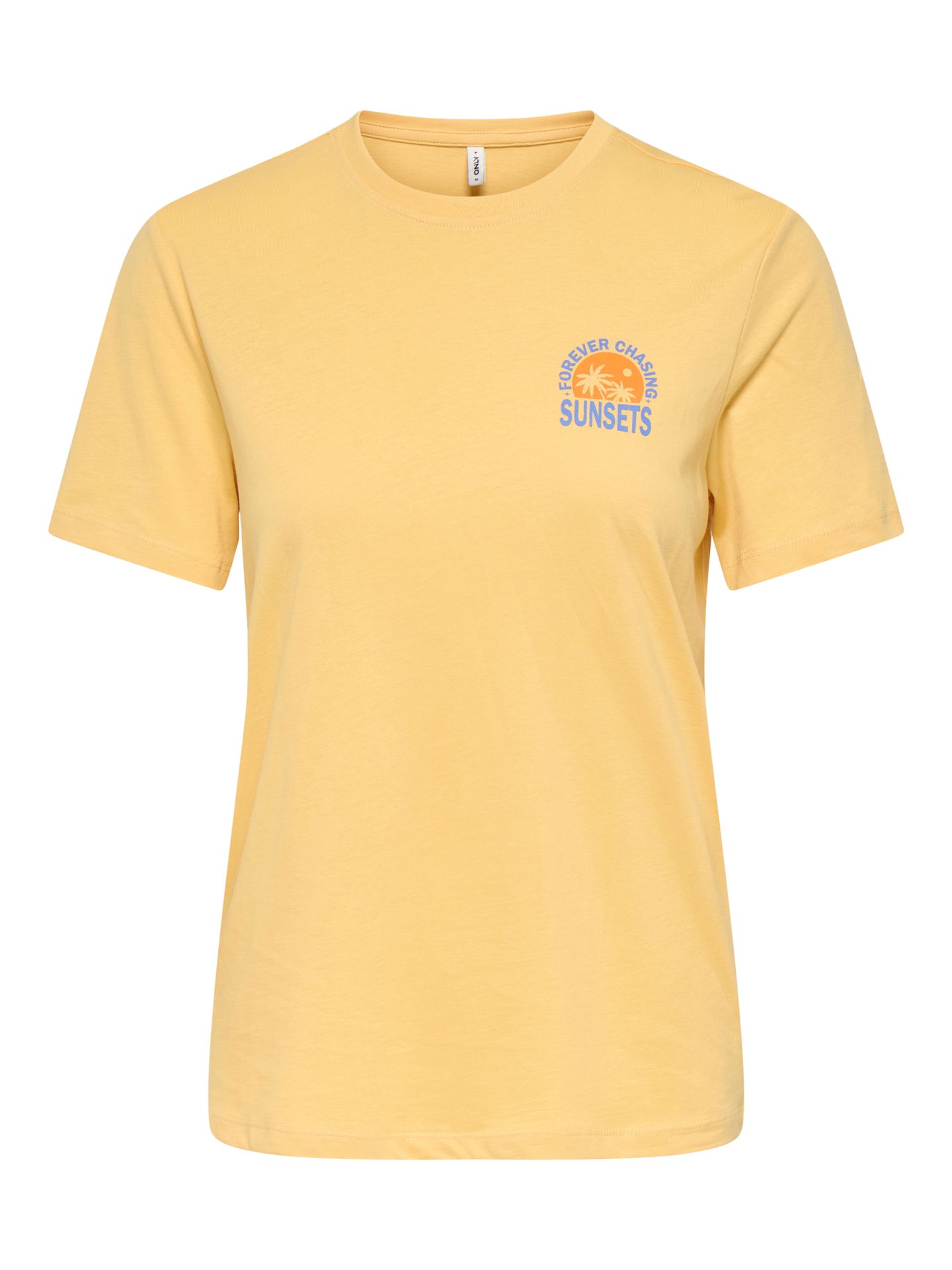 Only ONLFINE S/S REG TEE CS JRS Sunburst/Sunset (ultramarine) 2900167344017