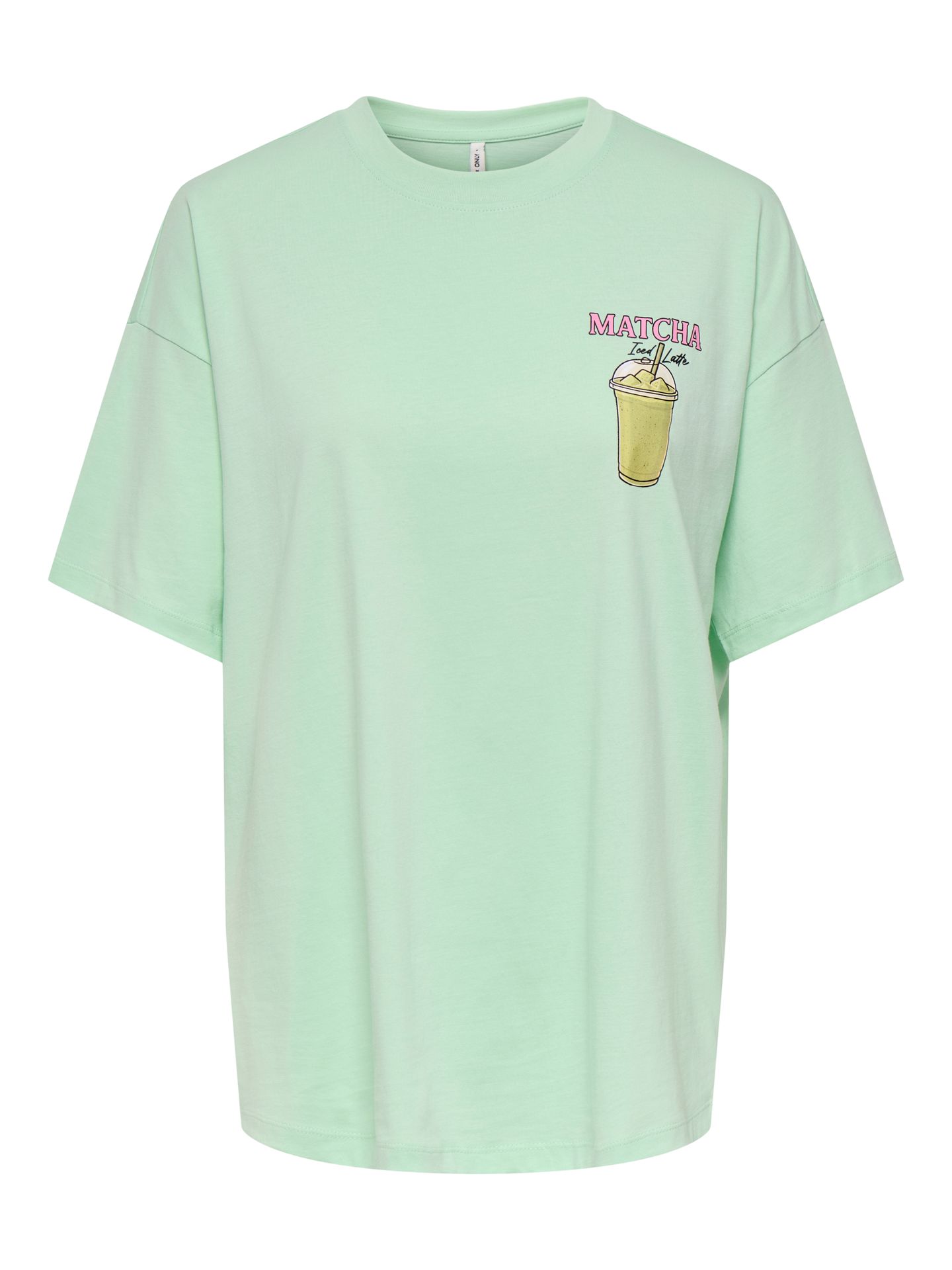 Only ONLRITA S/S PRINTED TEE CS JRS Mist Green/Matcha 00118890-EKA26011400003573