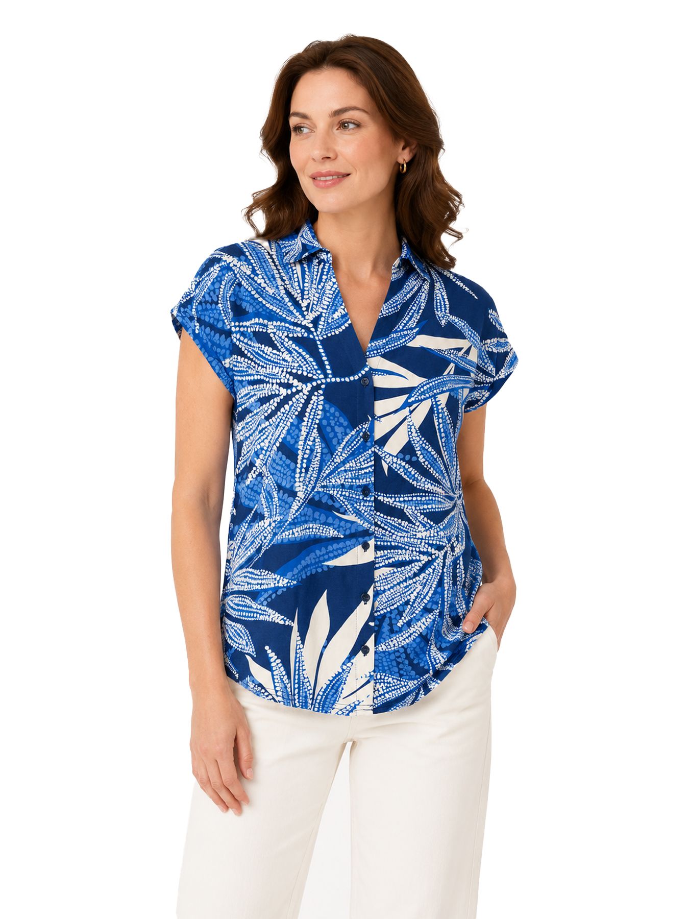 &Co Woman VALETTA LEAF 64066 b-blue multi 00118908-EKA26007600000235