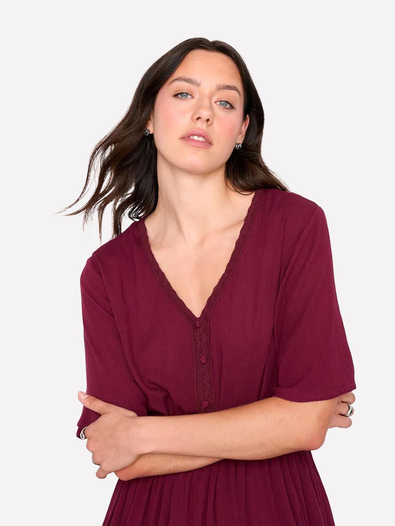 24 Colours 21316 Dress bordeaux 2900167789146