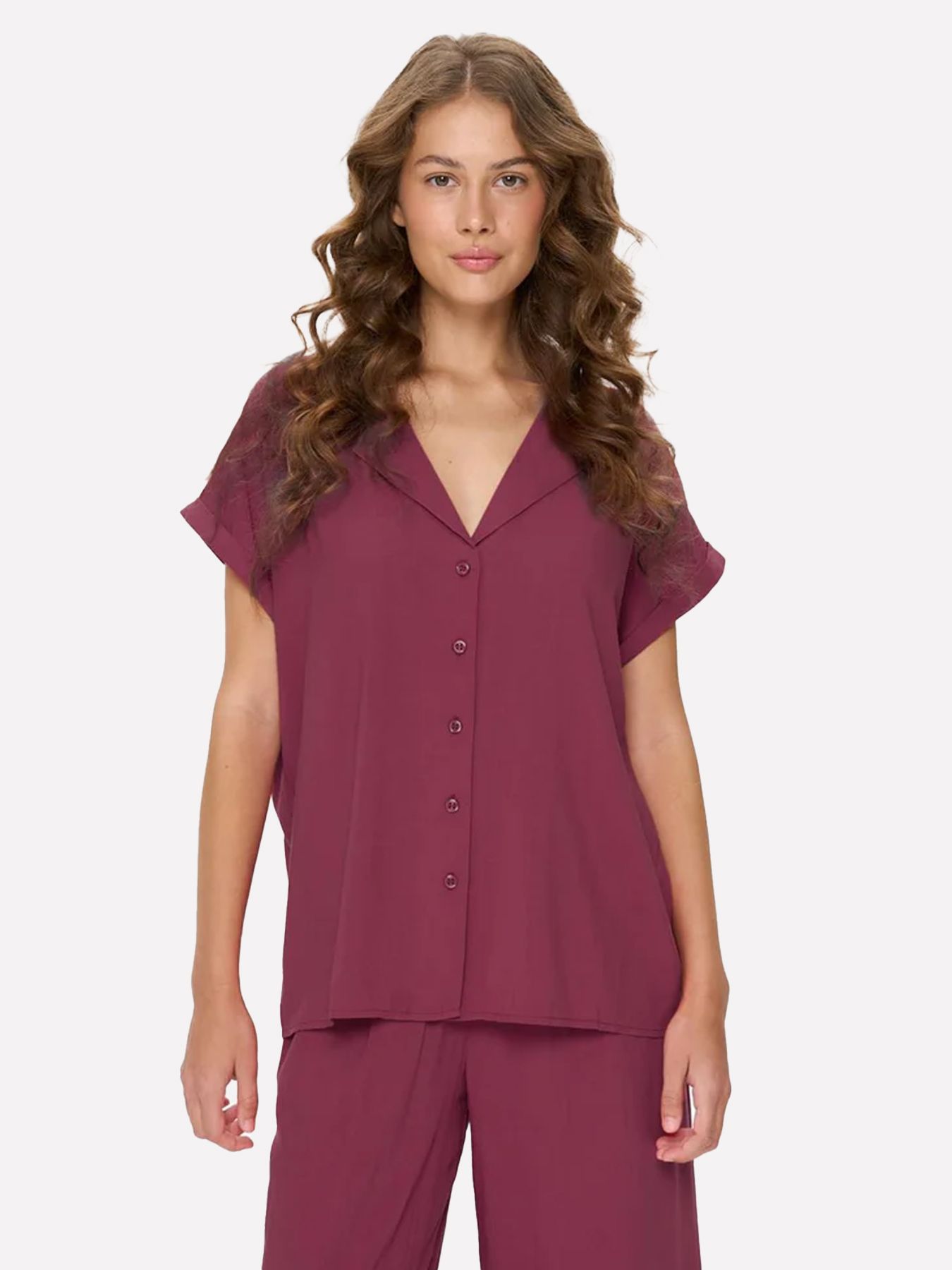 24 Colours 30522 Blouse bordeaux 00119097-R1