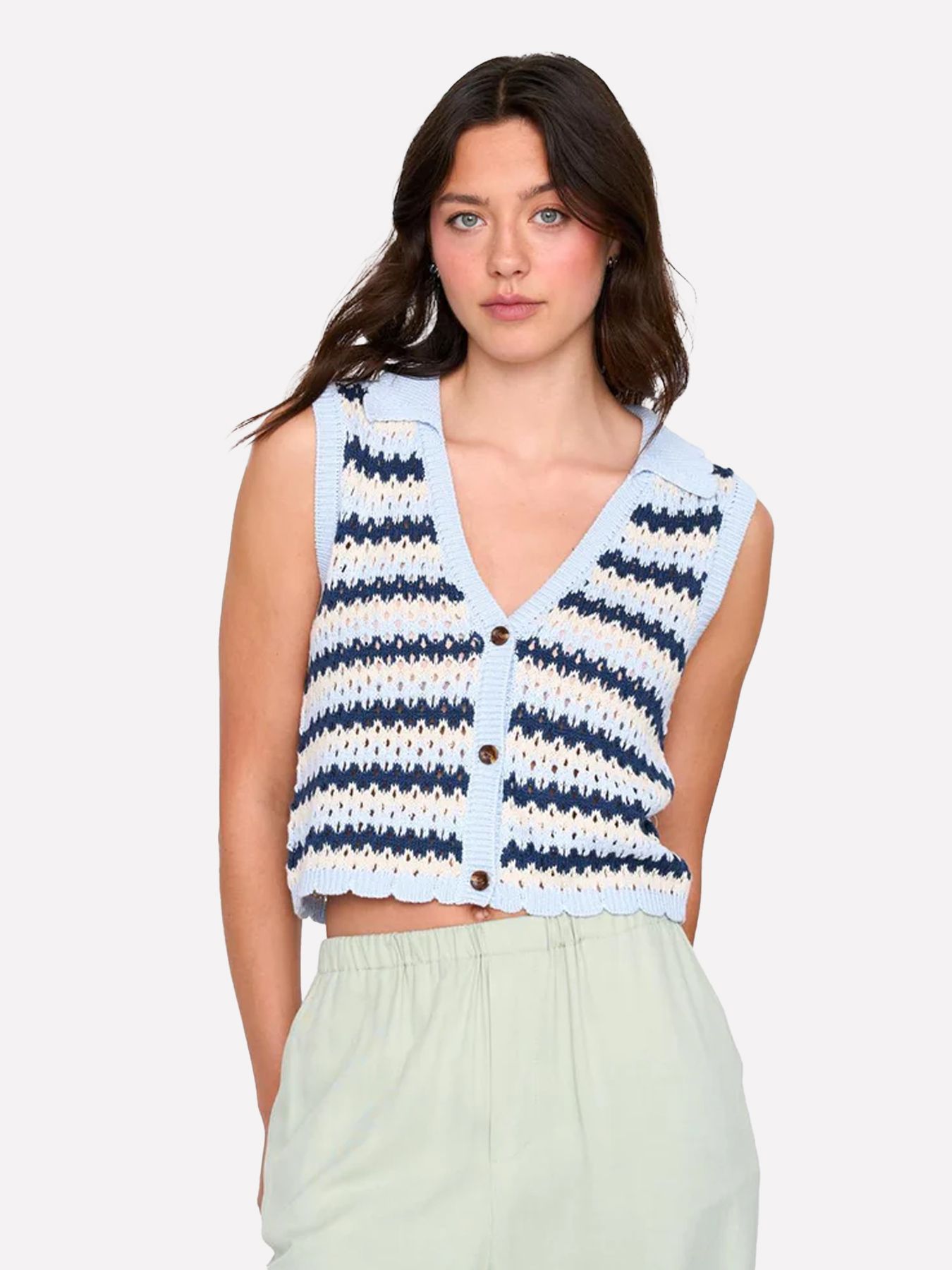 24 Colours 41358 gilet Blue 00119100-5020