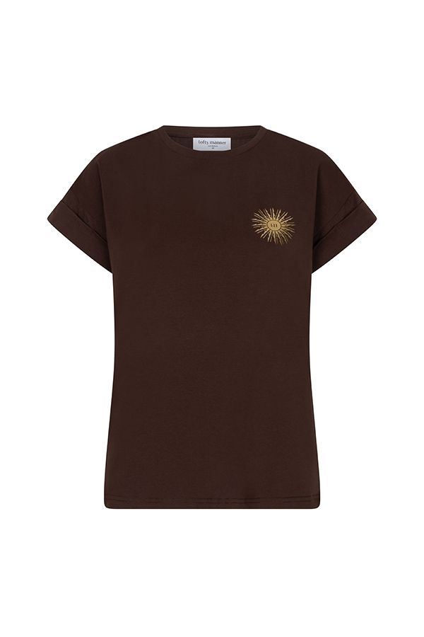 Lofty Manner T-shirt Anna 200 brown 2900167796069