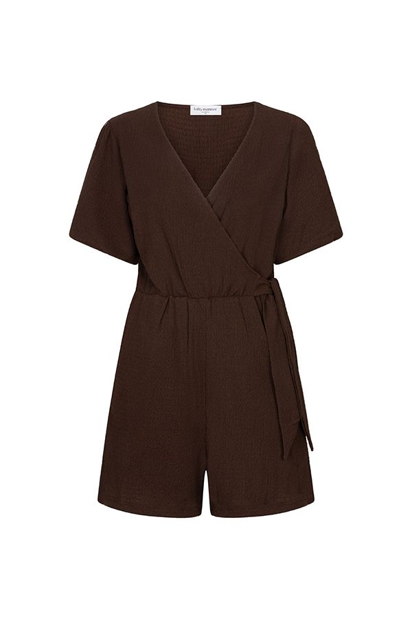 Lofty Manner Playsuit Maddie 200 brown 00119106-EKA26013300000072