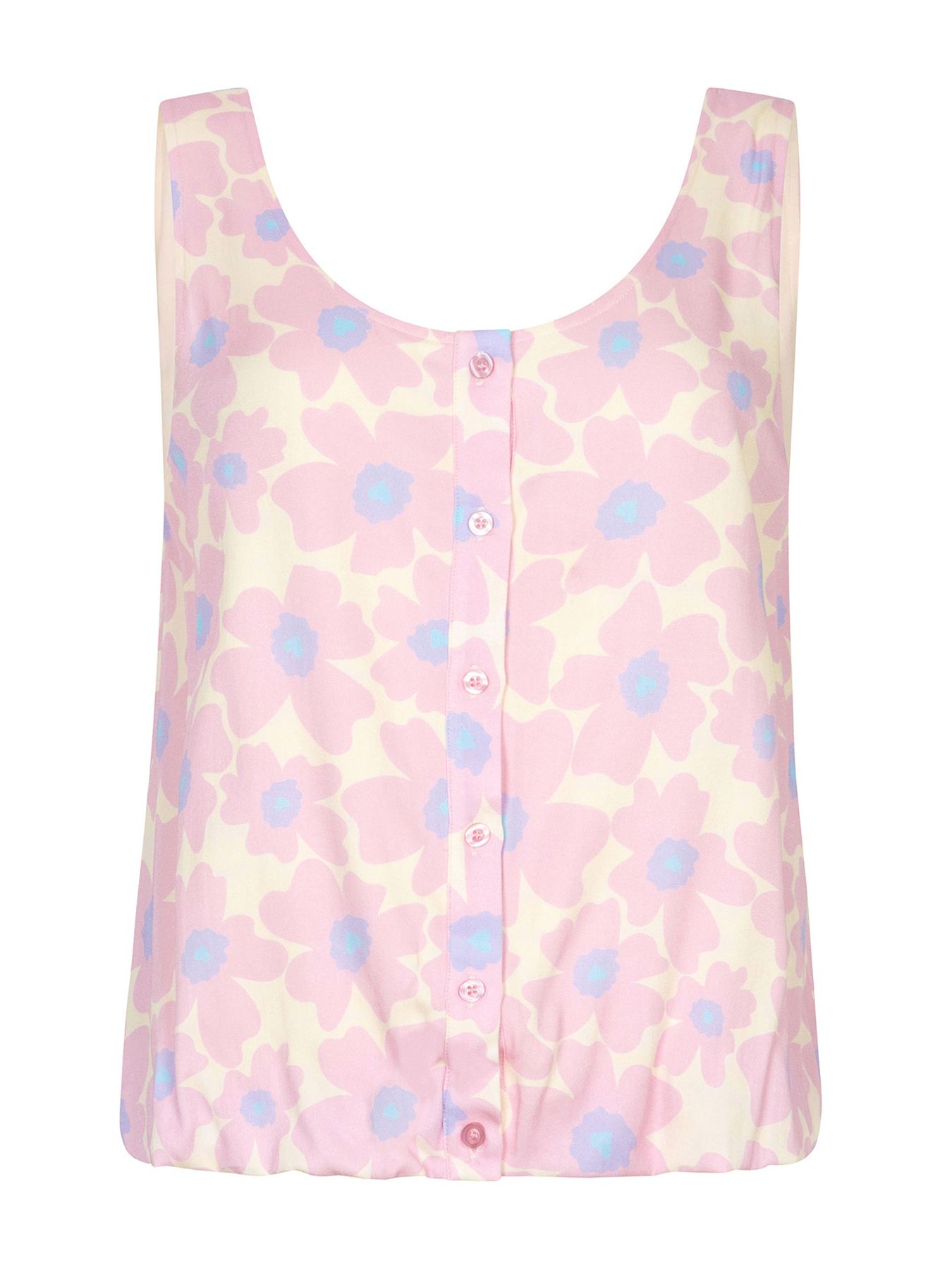Ydence Top Lorena Soft Pink Flower 00119128-1098