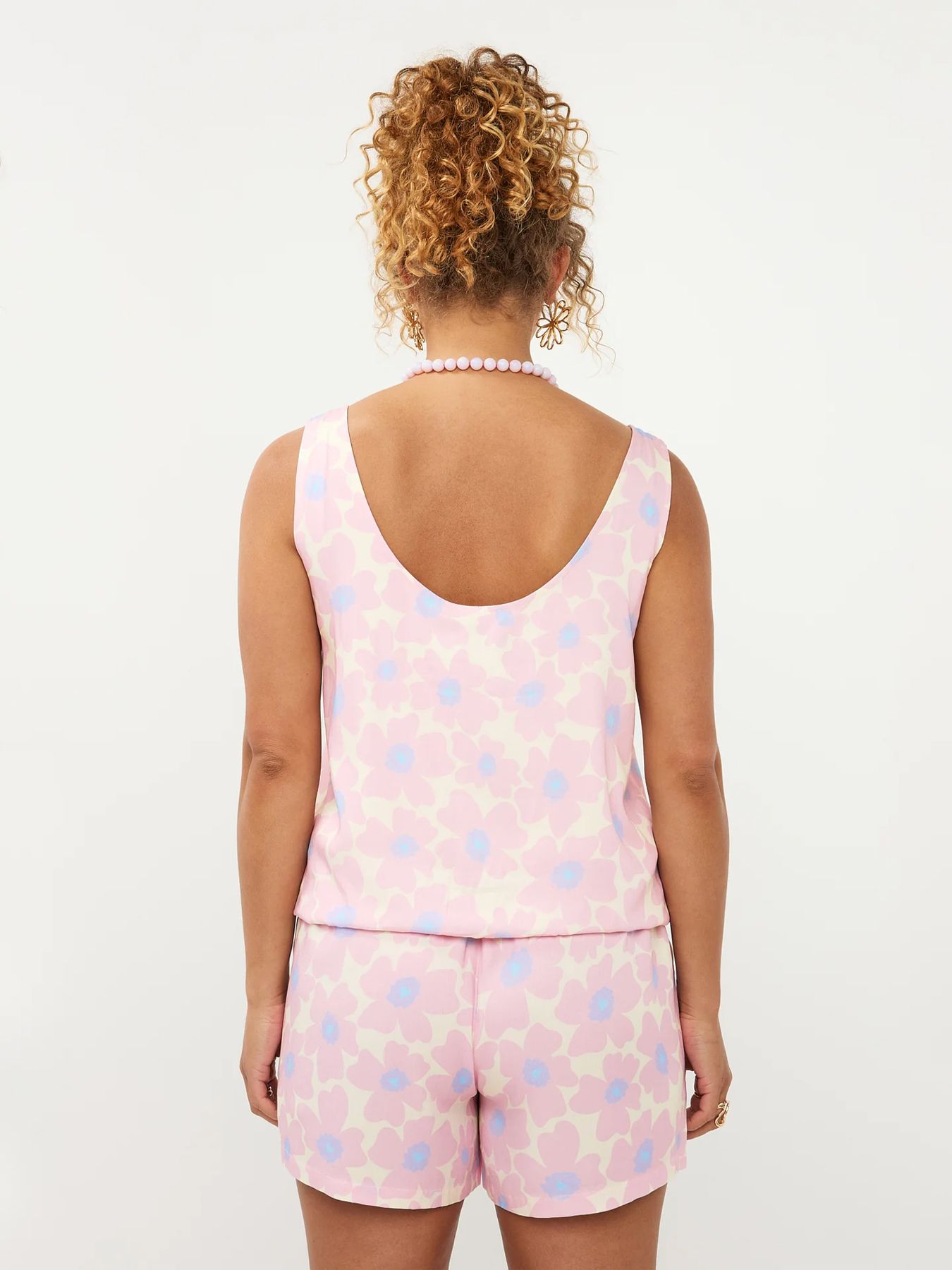 Ydence Top Lorena Soft Pink Flower 2900167836031