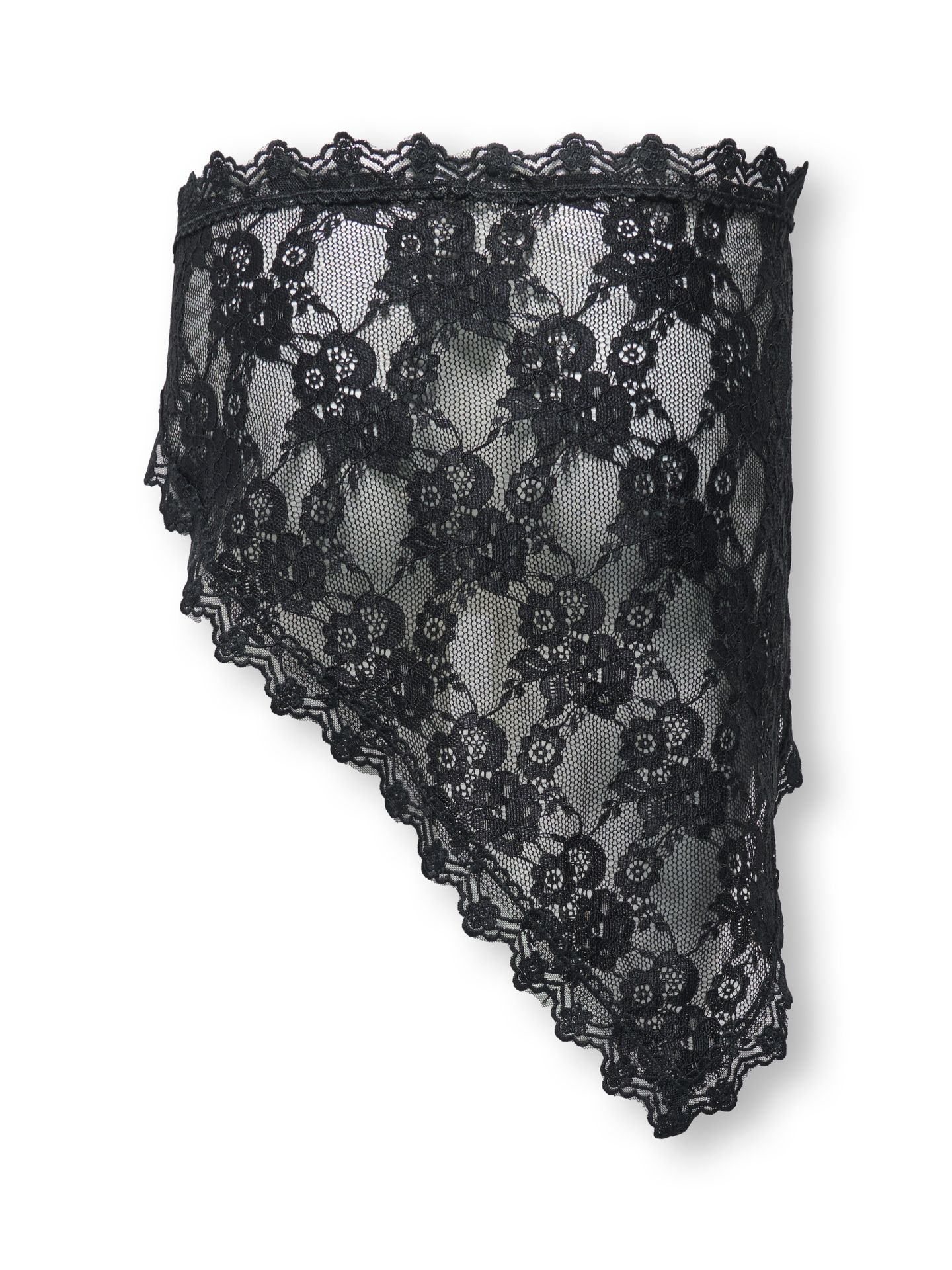 Only KOGSOF LACE SCARF WVN Black 2900167845019