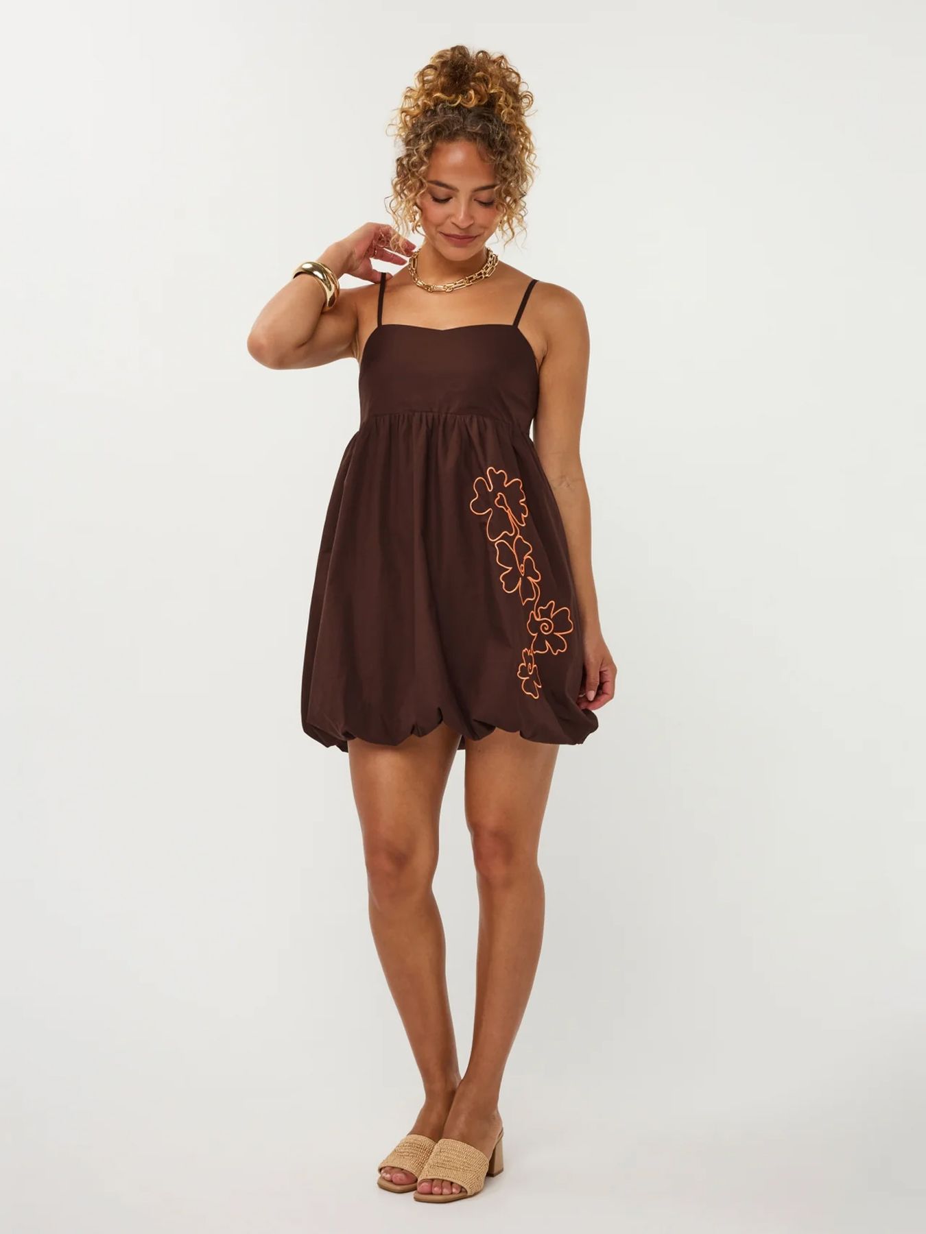 Ydence Dress Anneloes Brown 2900167847037