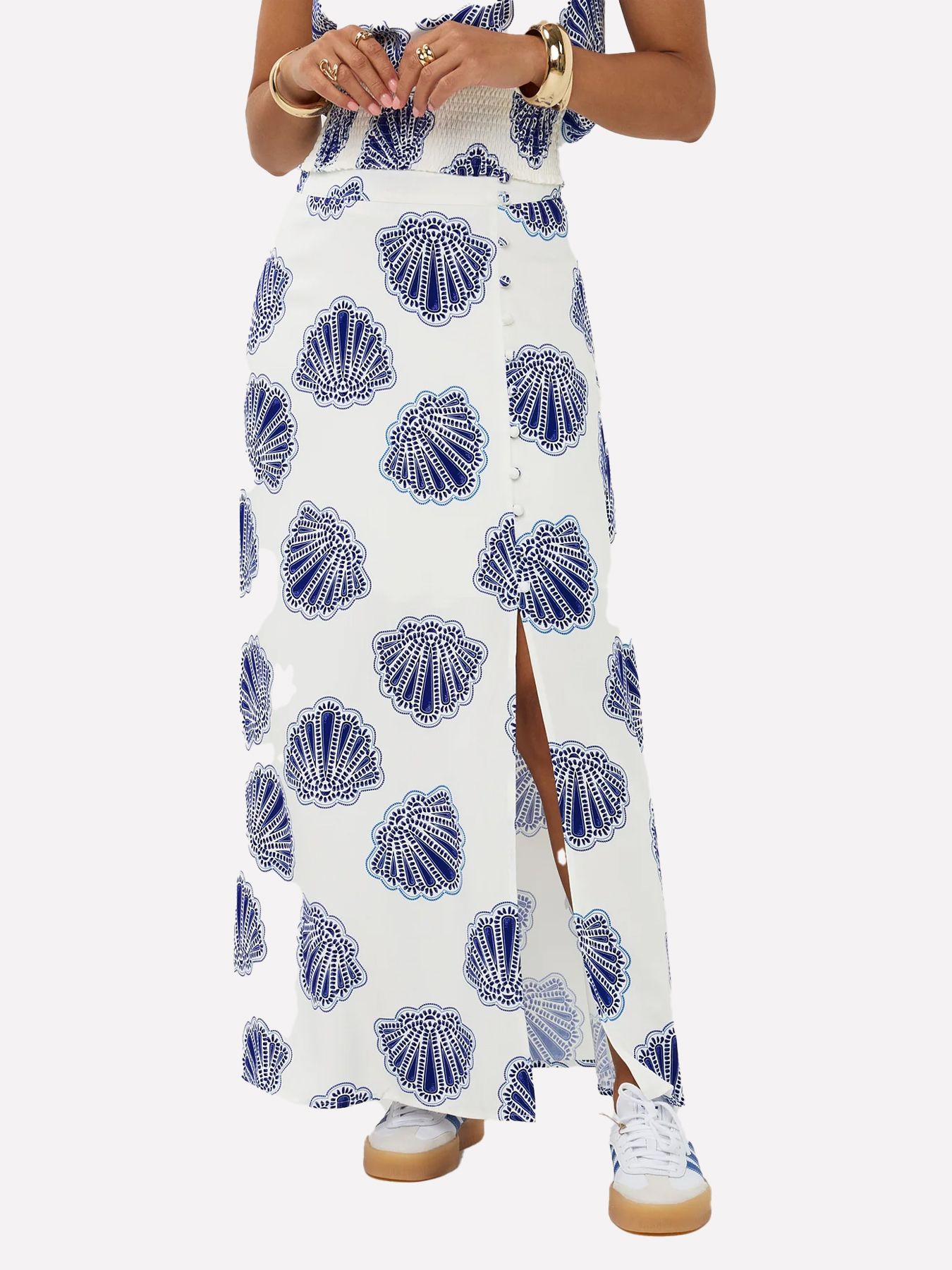 Ydence Skirt Louis Blue 00119138-9FJ