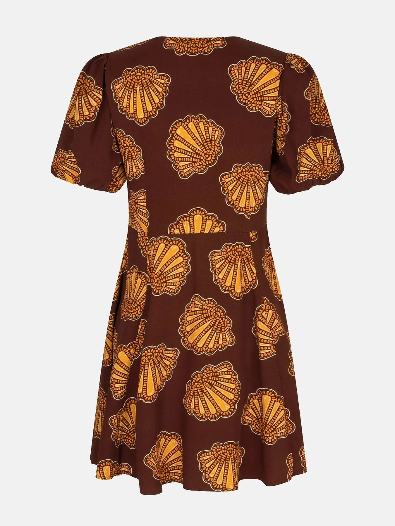 Ydence Dress Nika  Brown Shells 2900167852048