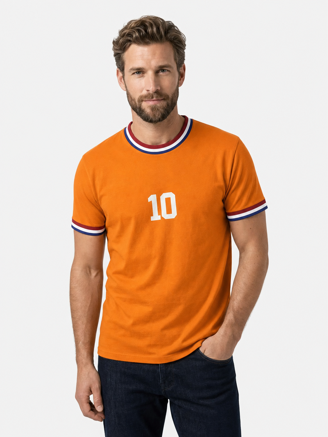 Ballin 8850 oranje shirt Oranje 00119140-O1