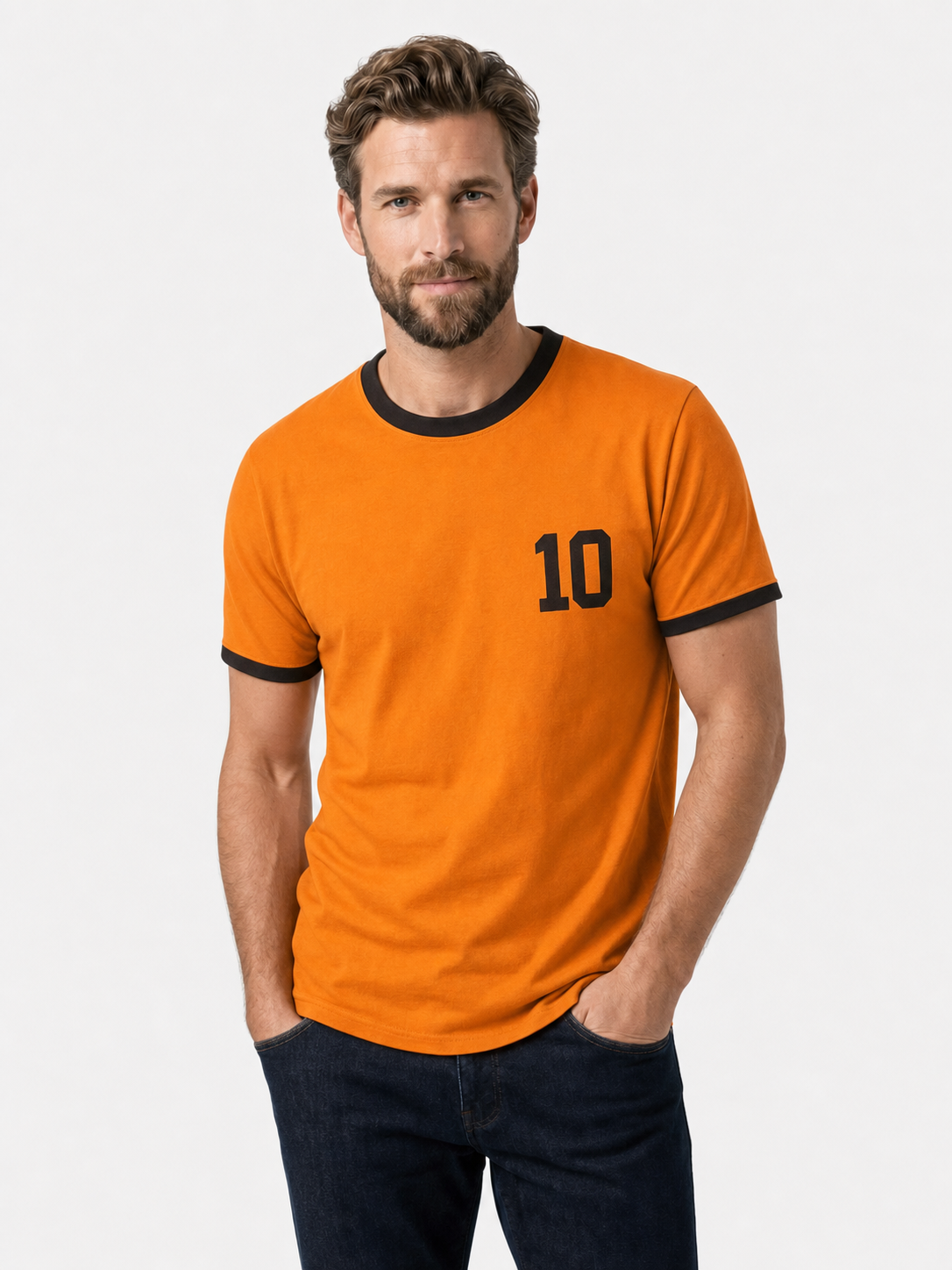 Ballin 8850 oranje shirt Oranje 00119142-O1