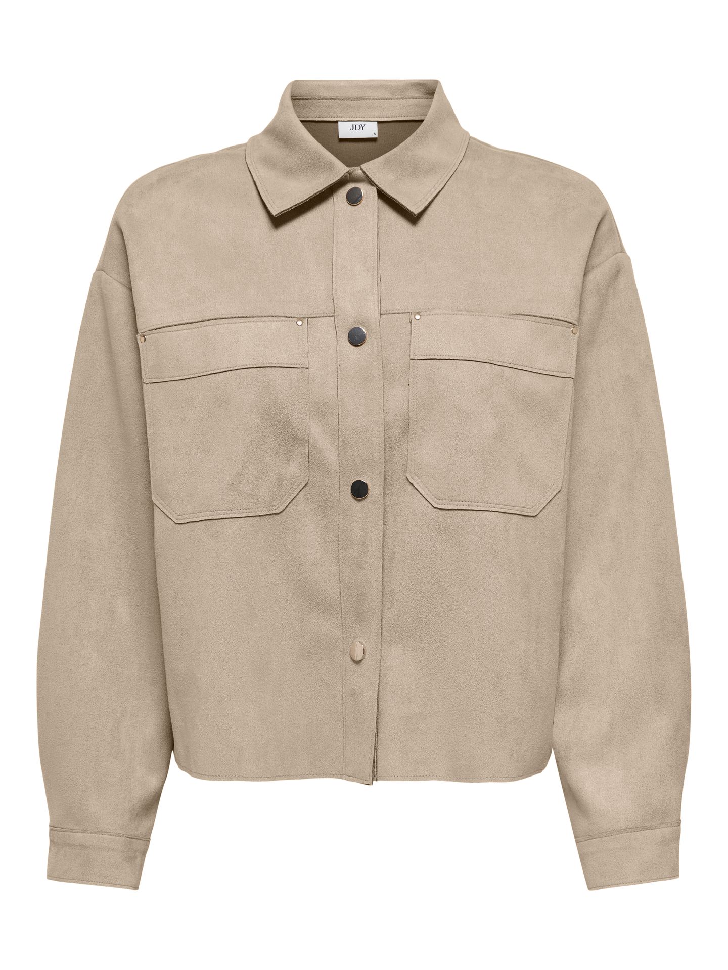 Only JDYJULLE L/S FAKE SUEDE SHIRT JRS N Oxford Tan 00119143-EKA26011400001840
