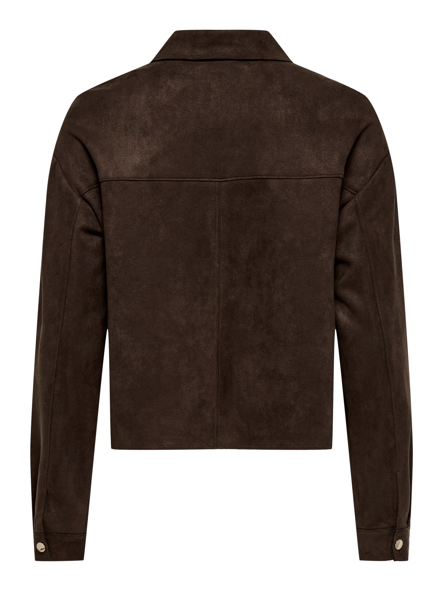 Only JDYJULLE L/S FAKE SUEDE SHIRT JRS N Coffee Bean 2900167856046