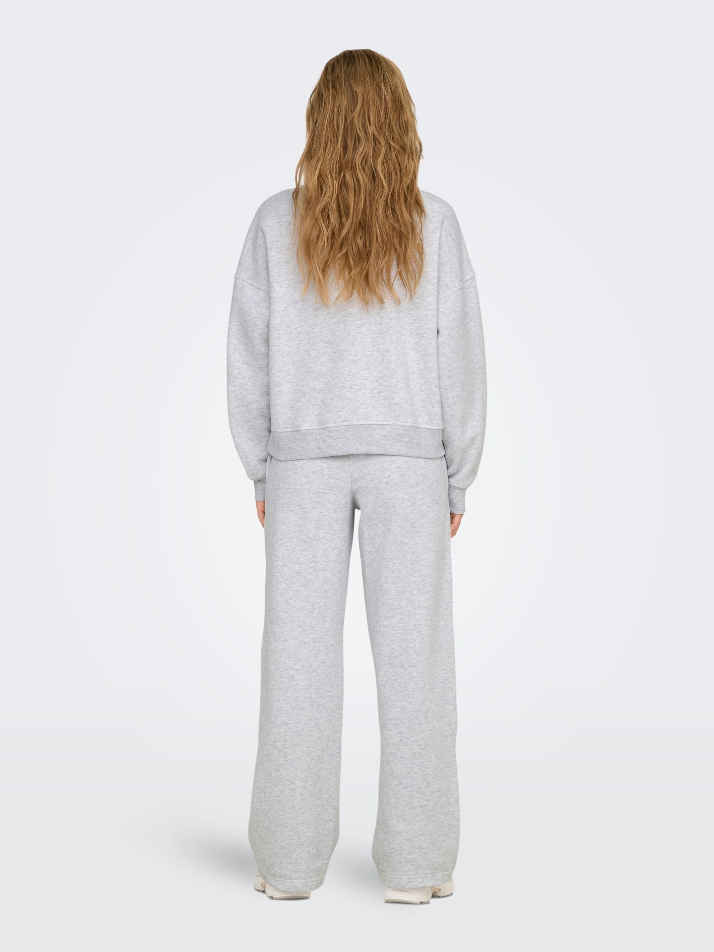 Only ONLBEST L/S CREW NECK SWT Light Grey Melange 2900167860029