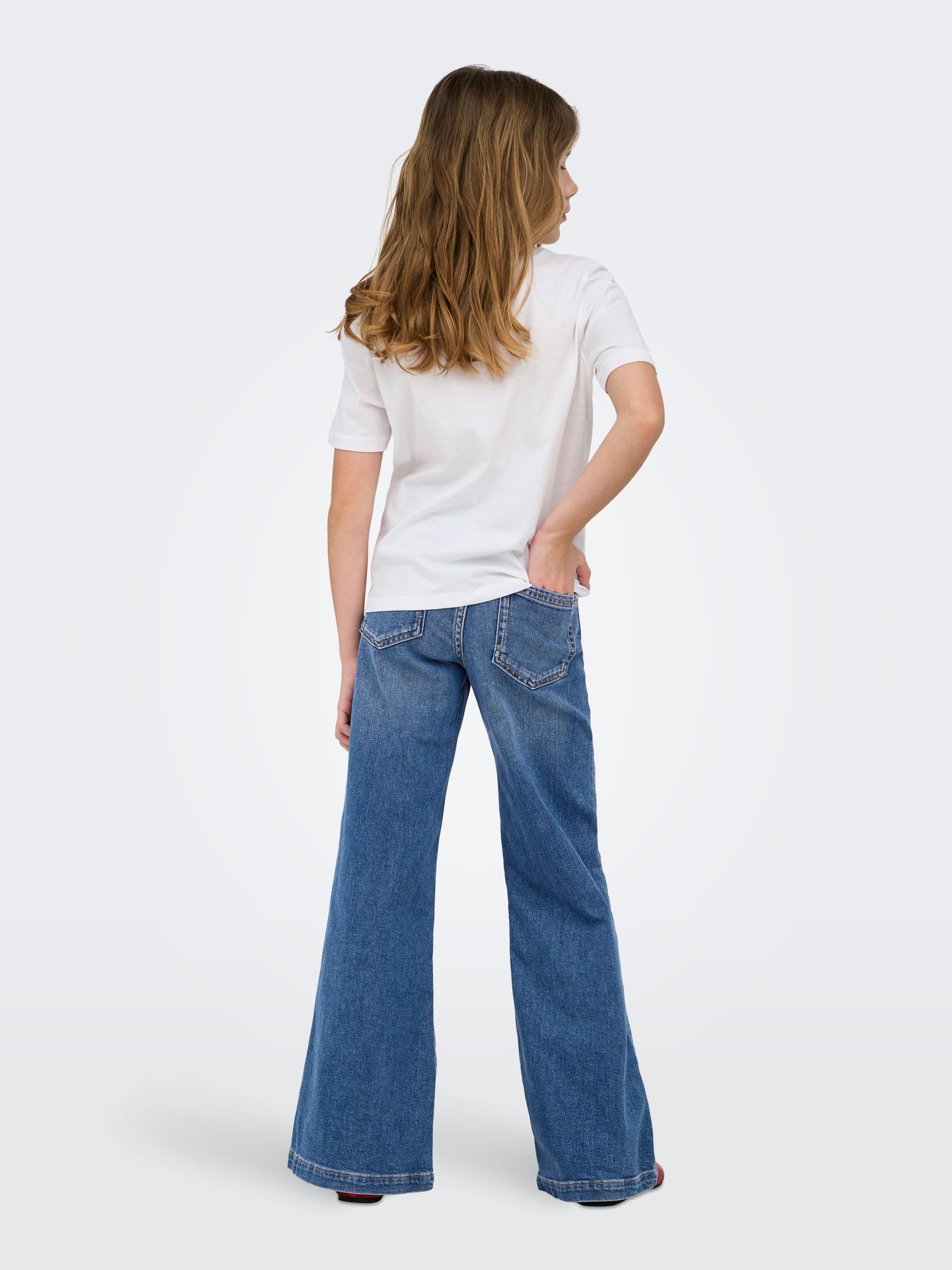 Only KOGCALIFORNIA MW WIDE FLARED REA NO Dark Medium Blue Denim 2900167874057