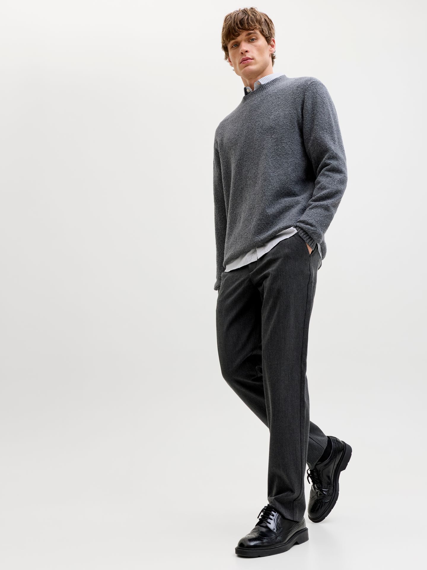 Jack & Jones JPSTOLLIE CONNOR CHINO NOOS Dark Grey 2900167886043