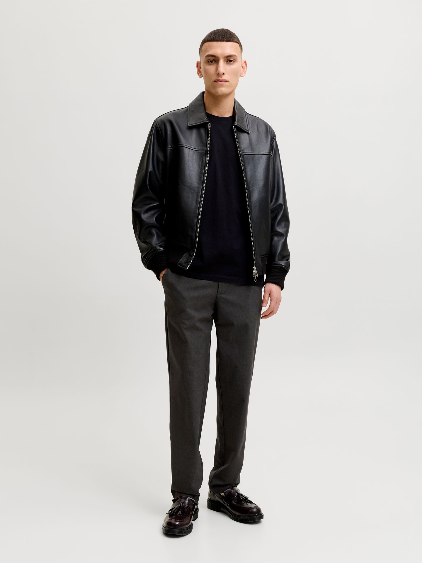 Jack & Jones JPSTOLLIE CONNOR CHINO NOOS Dark Earth/Houndstooth 2900167888207