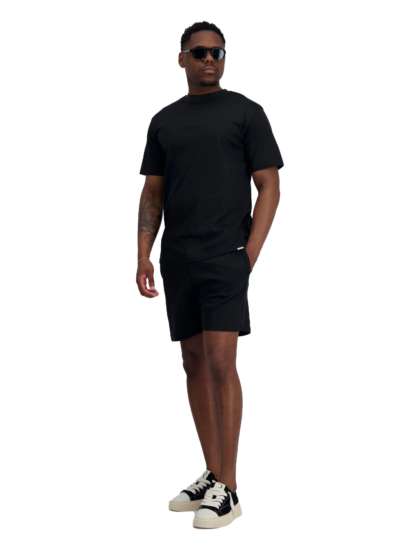 Black Bananas Mercerised tee twinset Black 2900167896066