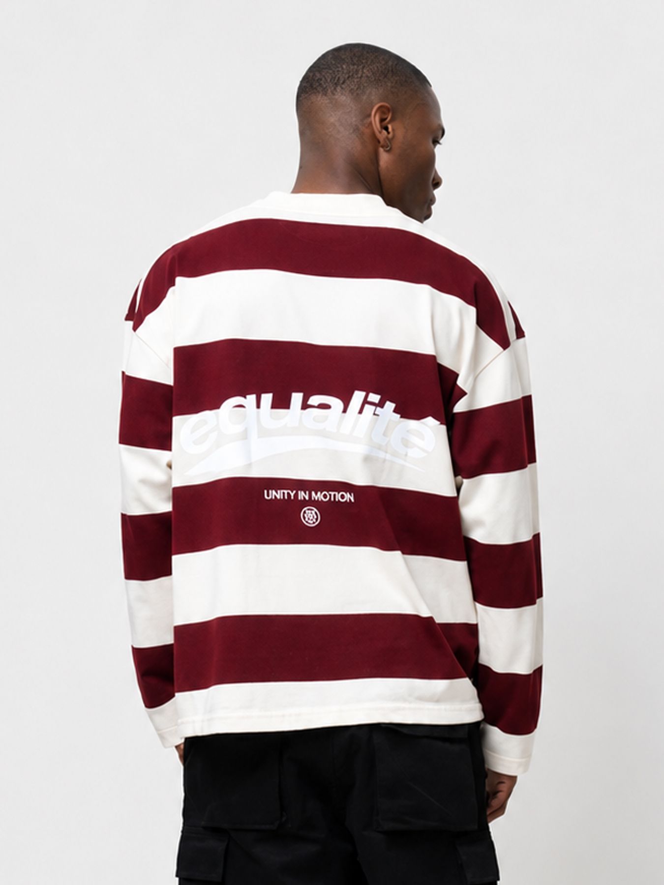 Equalité Axel stripe longsleeve off white 2900167903047