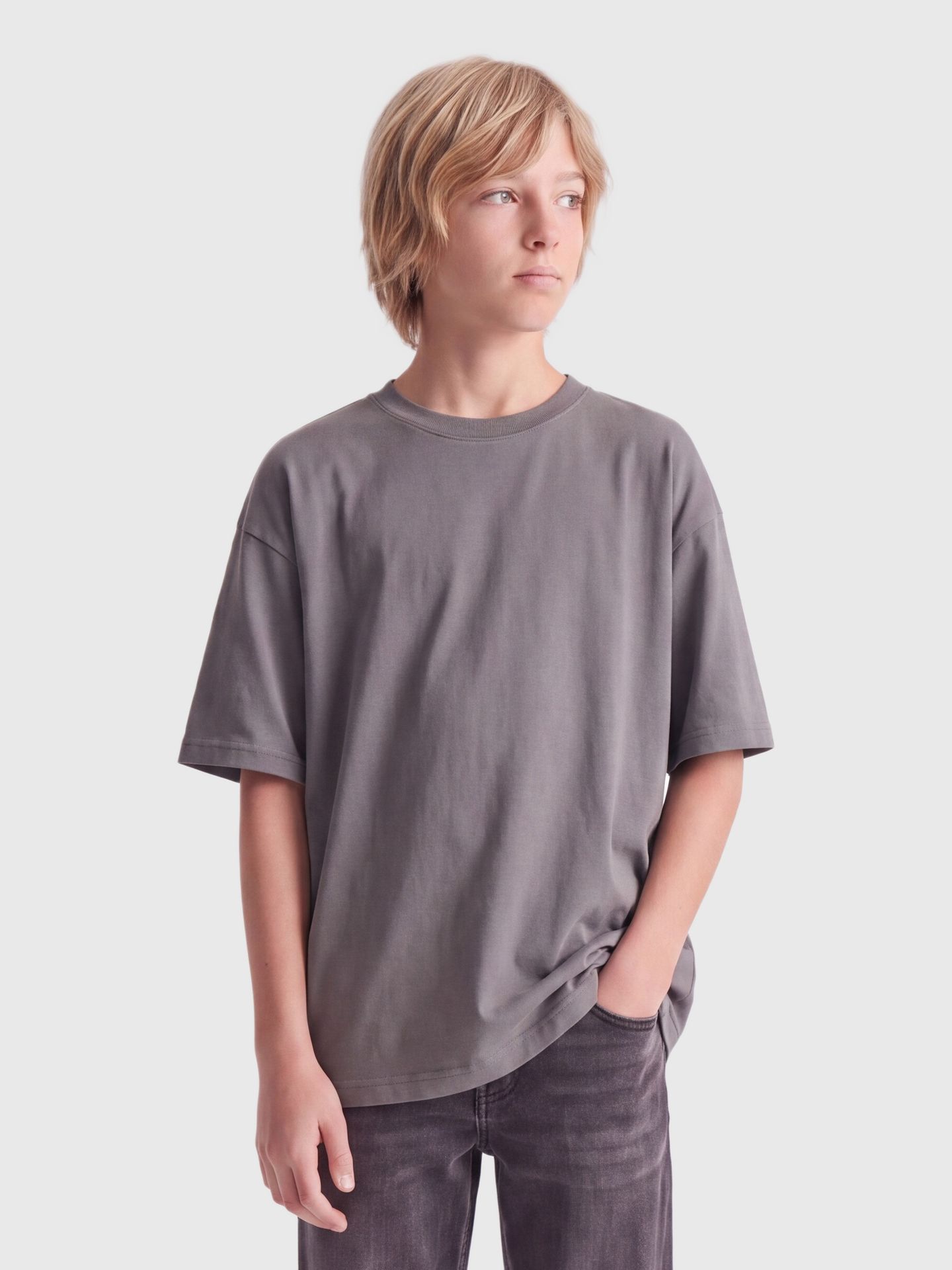 Only & Sons OSJCASPIAN AIRFLEX BOXY SS TEE NOOS Castor Gray 00119181-EKA26011400000446