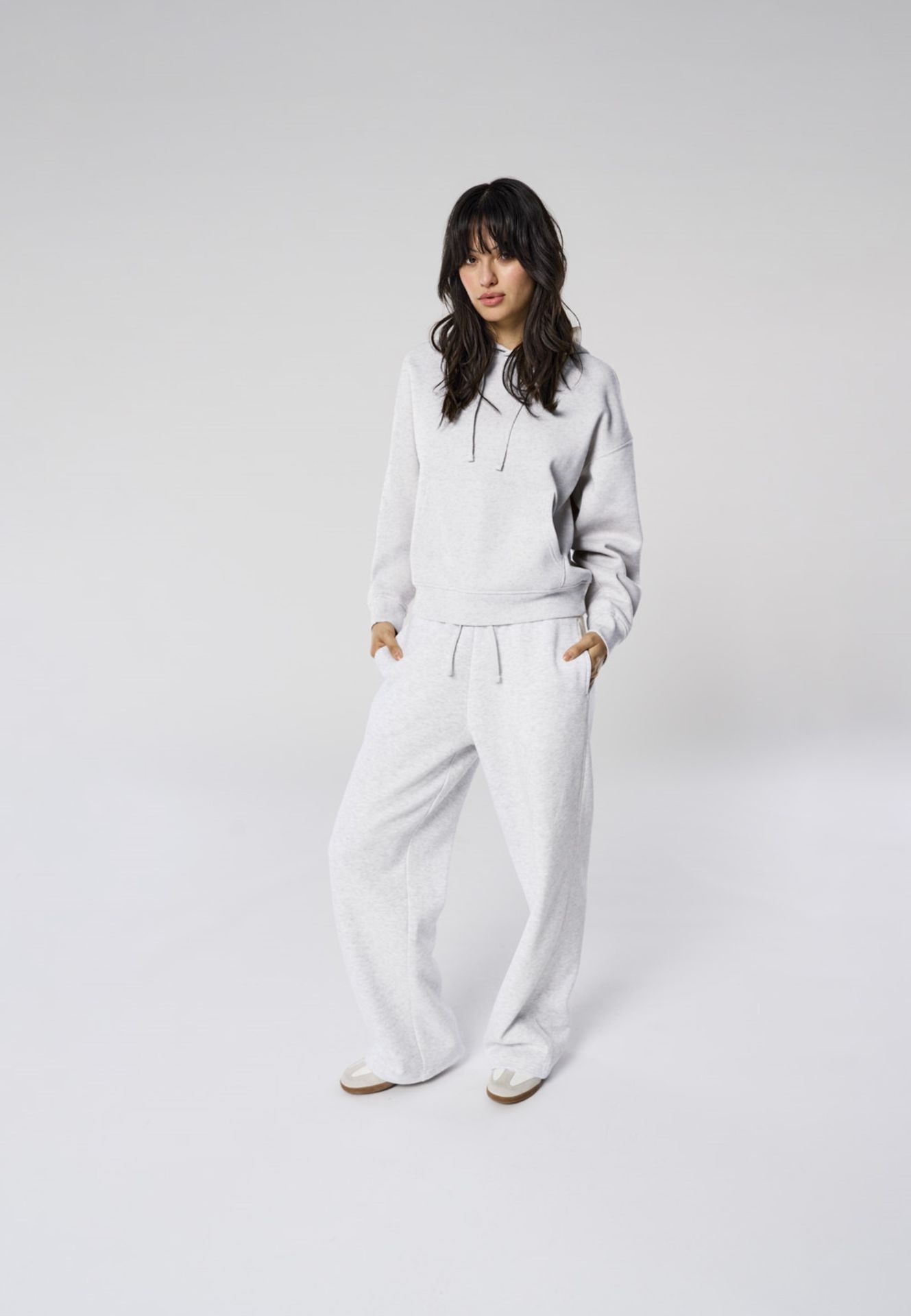 Only ONLBEST STRAIGHT PANT SWT Light Grey Melange 2900167914043