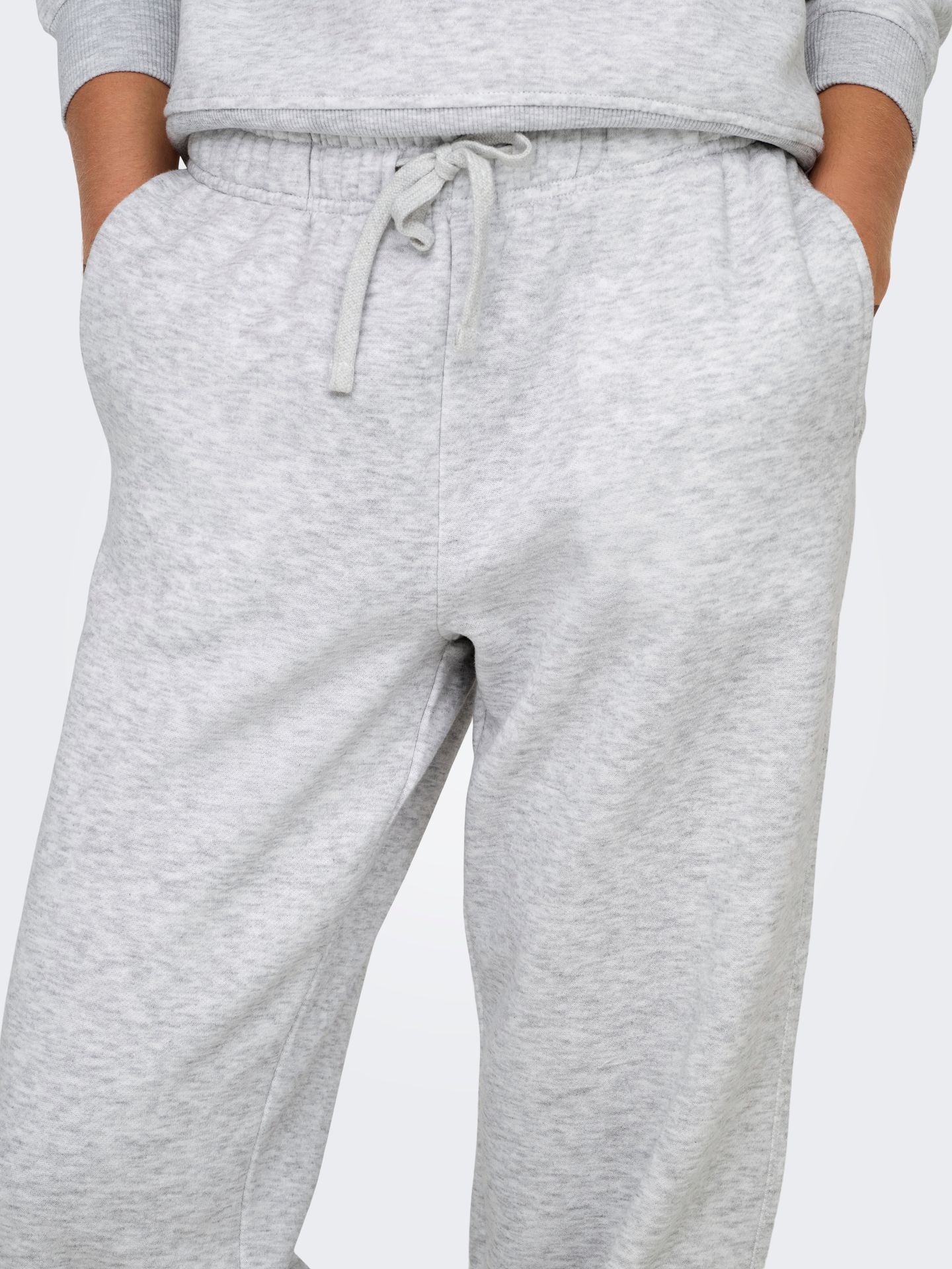 Only ONLBEST STRAIGHT PANT SWT Light Grey Melange 2900167914043