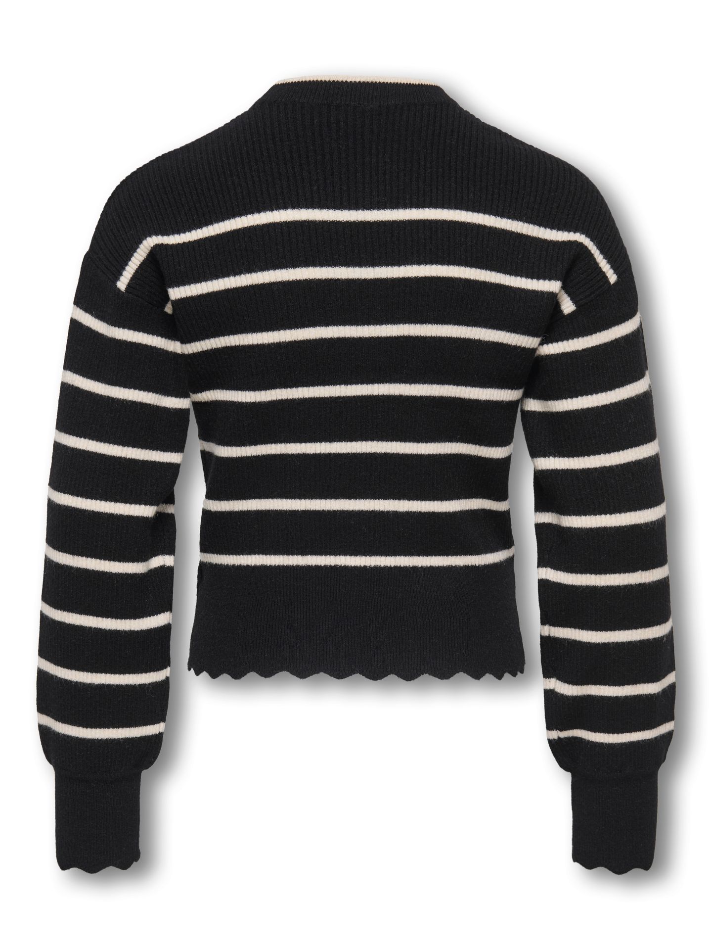 Only KOGIBI LS O-NECK PULLOVER CP KNT NO Black/LEO AOP 2900167915033