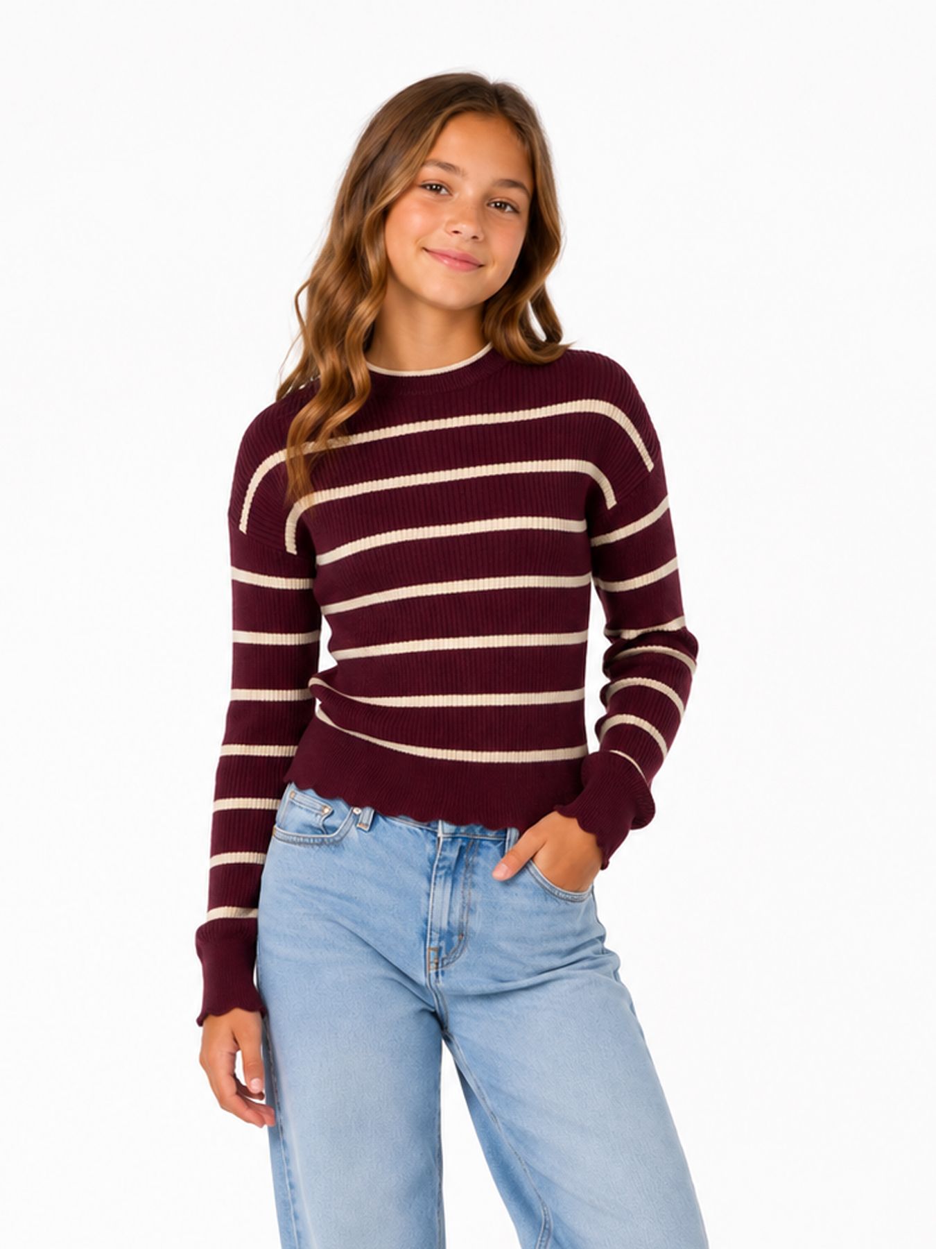 Only KOGIBI LS O-NECK PULLOVER CP KNT NO Fig/MELANGE 00119187-EKA26011400003113