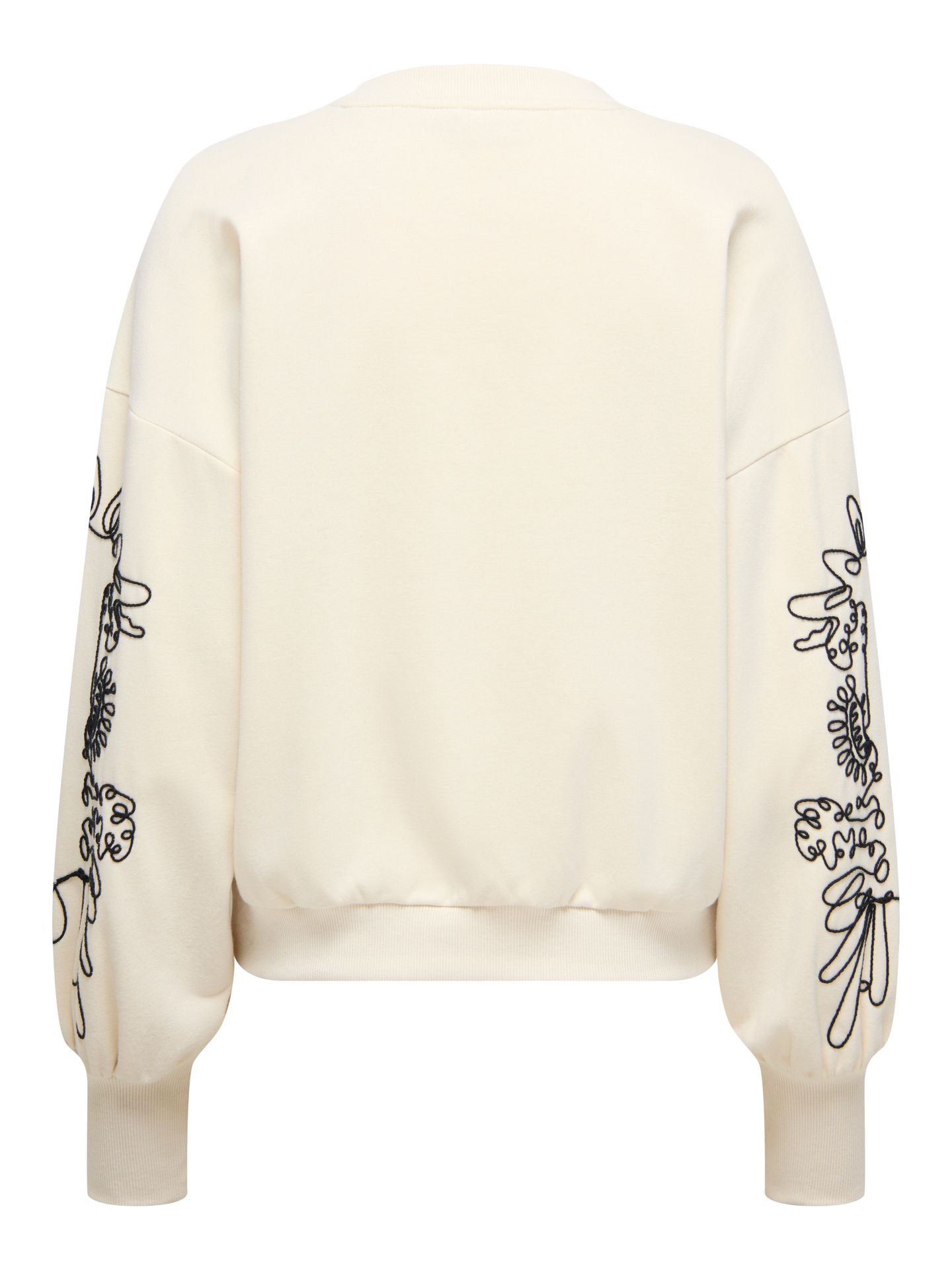 Only ONLBROOKE L/S O-NECK DETAIL SWT Birch/Black Magnolia 2900167918058