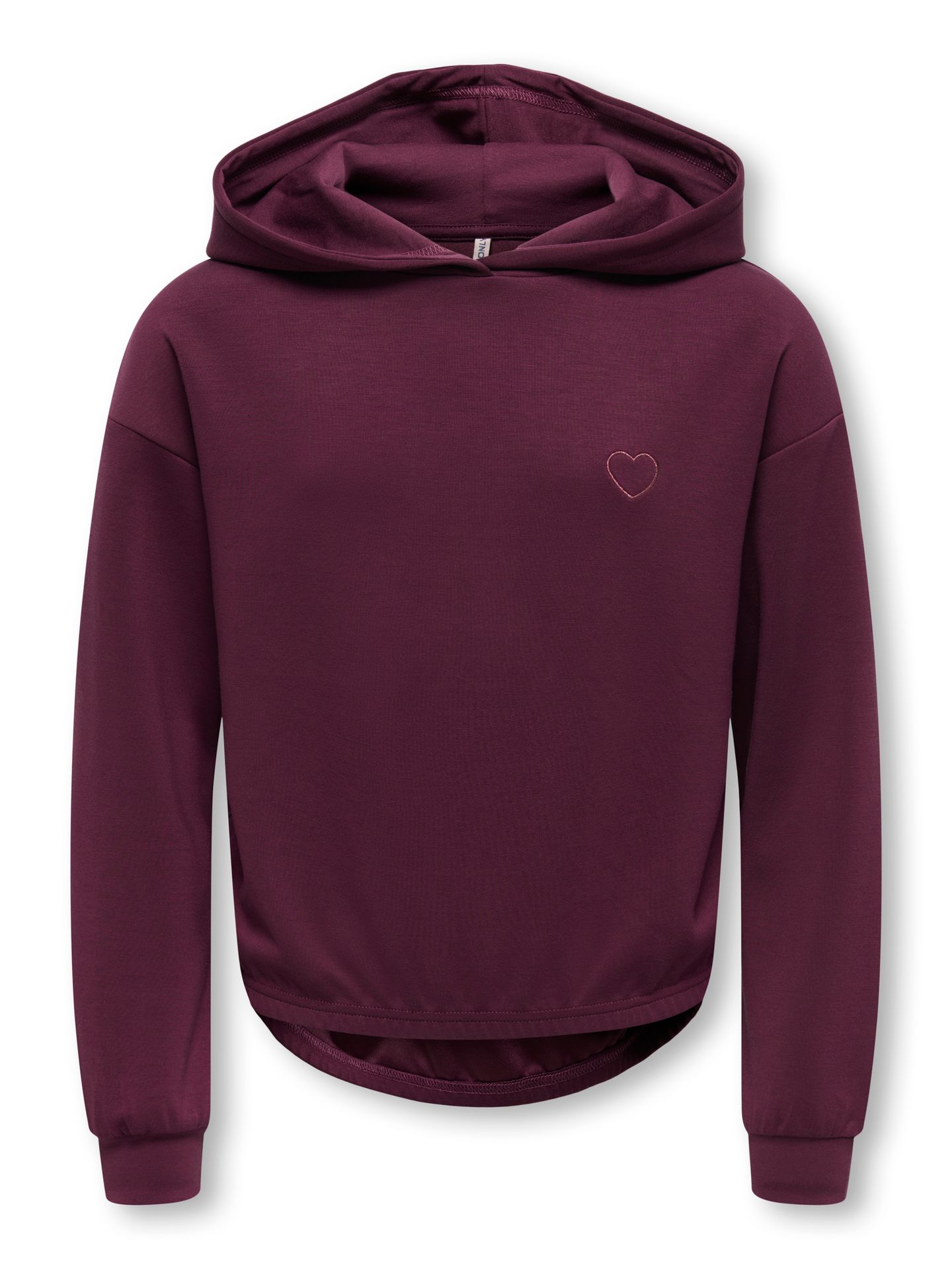 Only KOGADA-COOPER HEART L/S HOOD FR SWT Fig/Fig Emb. Heart 00119190-EKA26011400003601