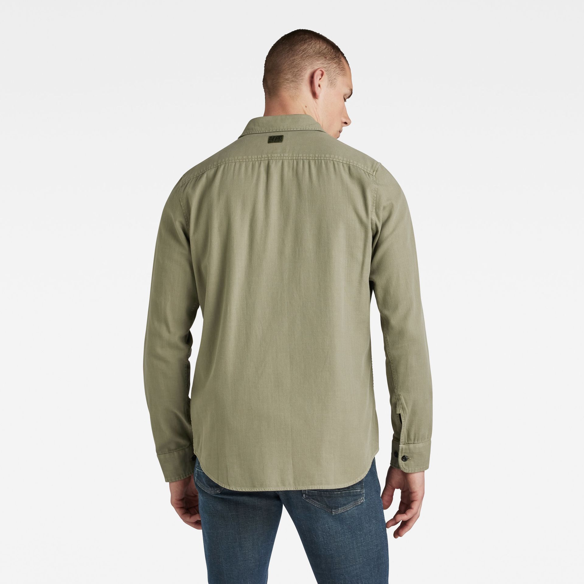 G-star Raw Marine Slim Shirt l\s B681 shamrock gd 2900167934065