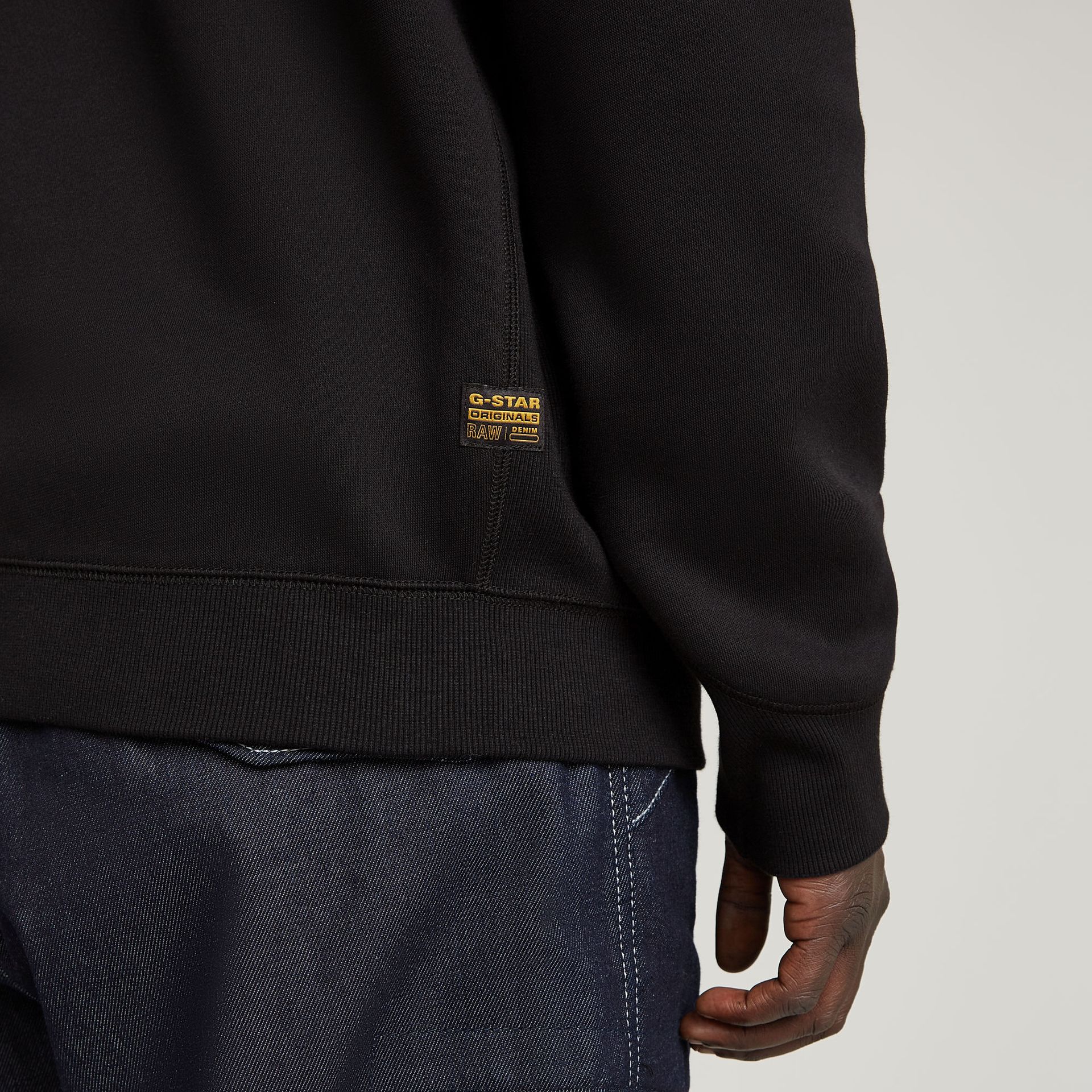 G-star Raw Premium core half zip r sw l\s 6484 dk black 2900167936069
