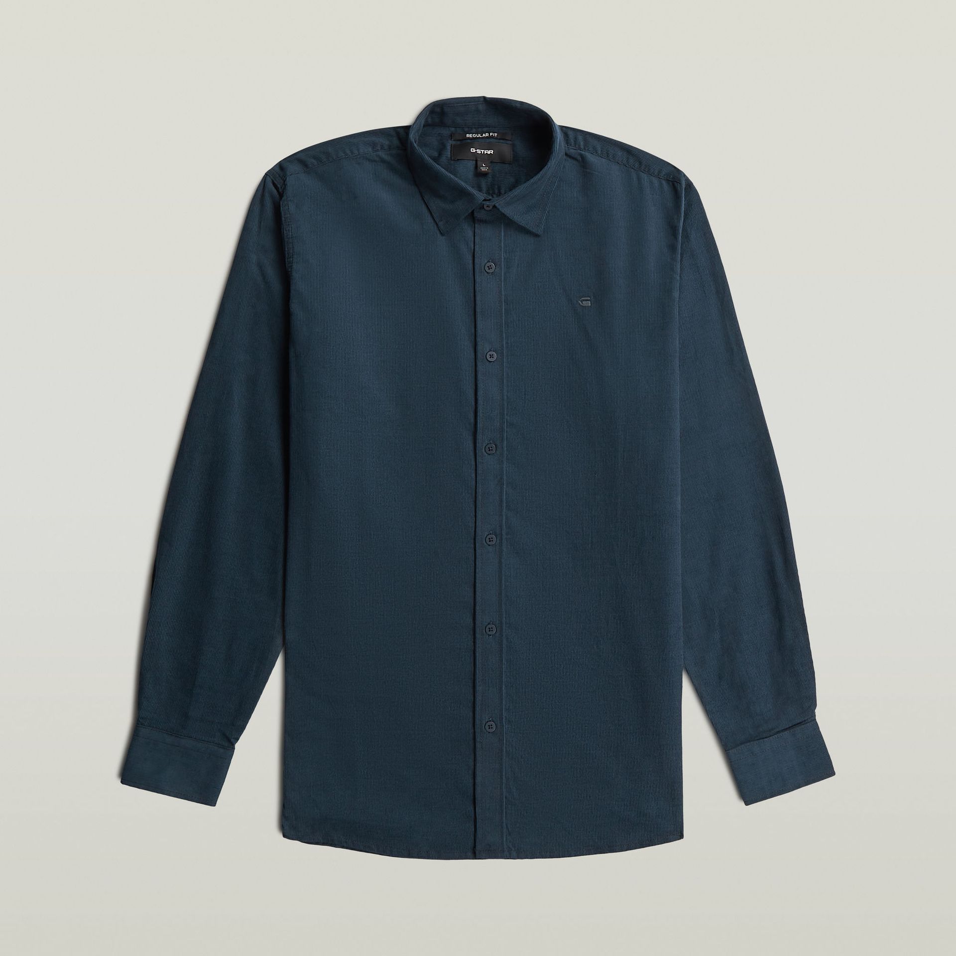 G-star Raw Clean Regular Shirt l\s 1605 vintage navy 00119202-EKA07001300000307