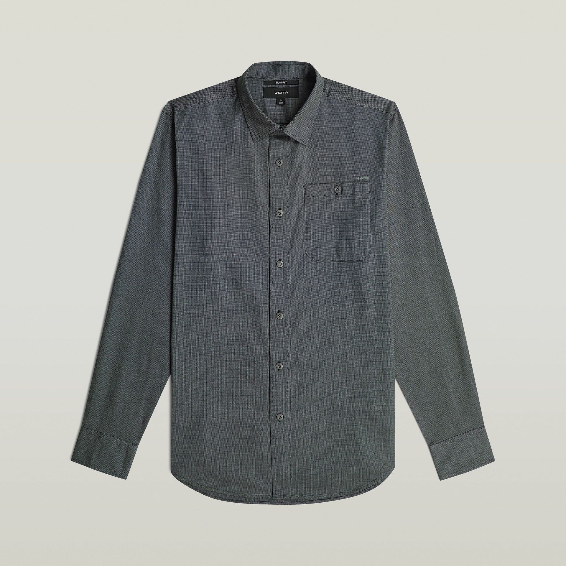 G-star Raw Bristum 2.0 Slim Shirt l\s J338 keian/dk legion blue oxford 00119203-EKA07001300000309