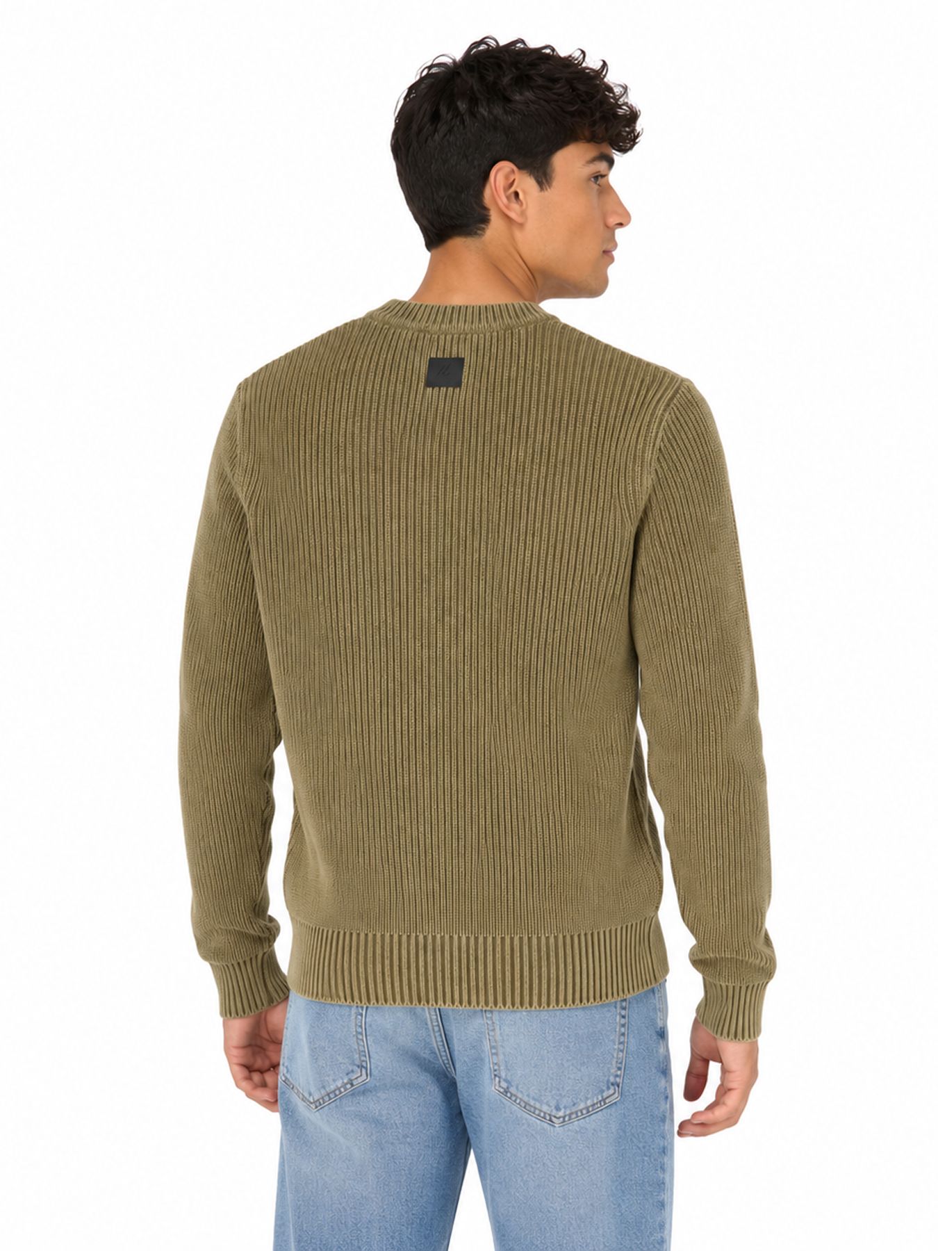 G-star Raw Washed rib r knit H686 dark khaki gd 2900167953073