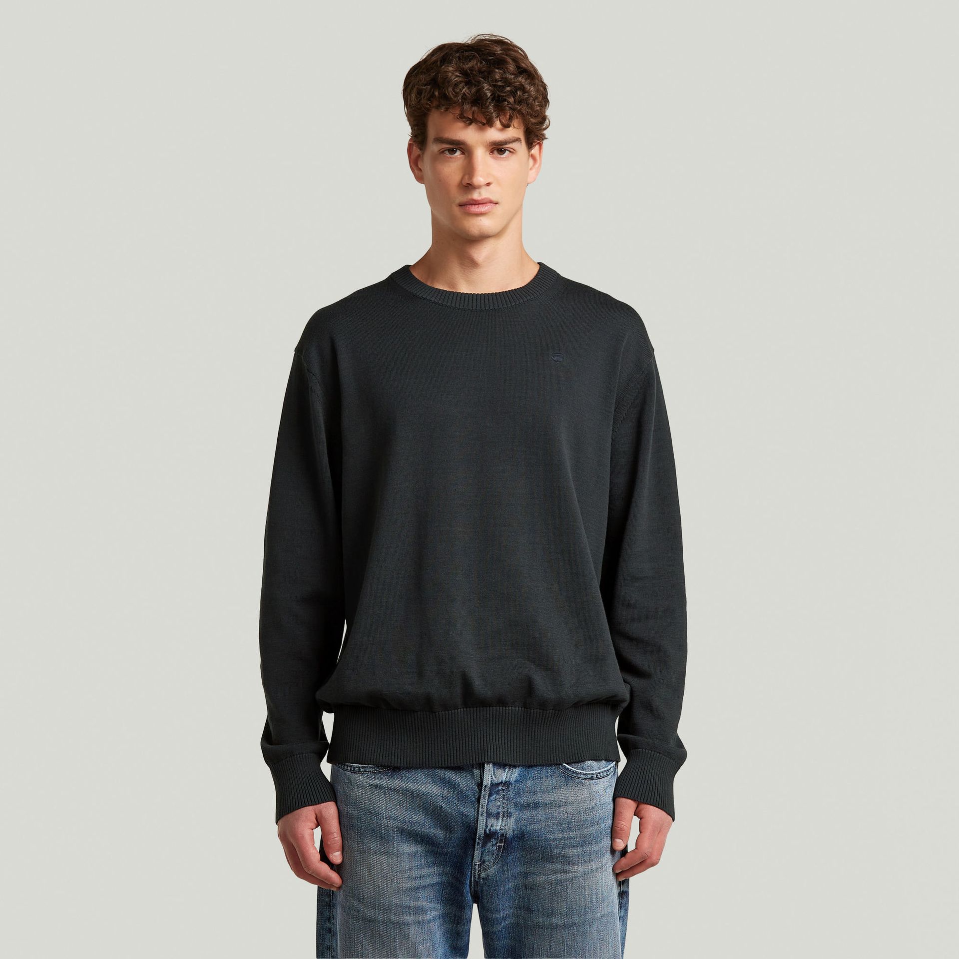 G-star Raw Core refined r knit 1227 dk legion blue 00119206-EKA07001300000301