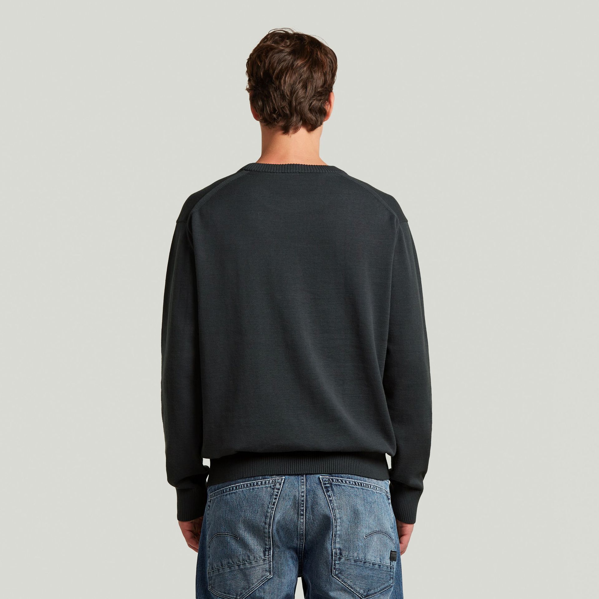 G-star Raw Core refined r knit 1227 dk legion blue 2900167954049